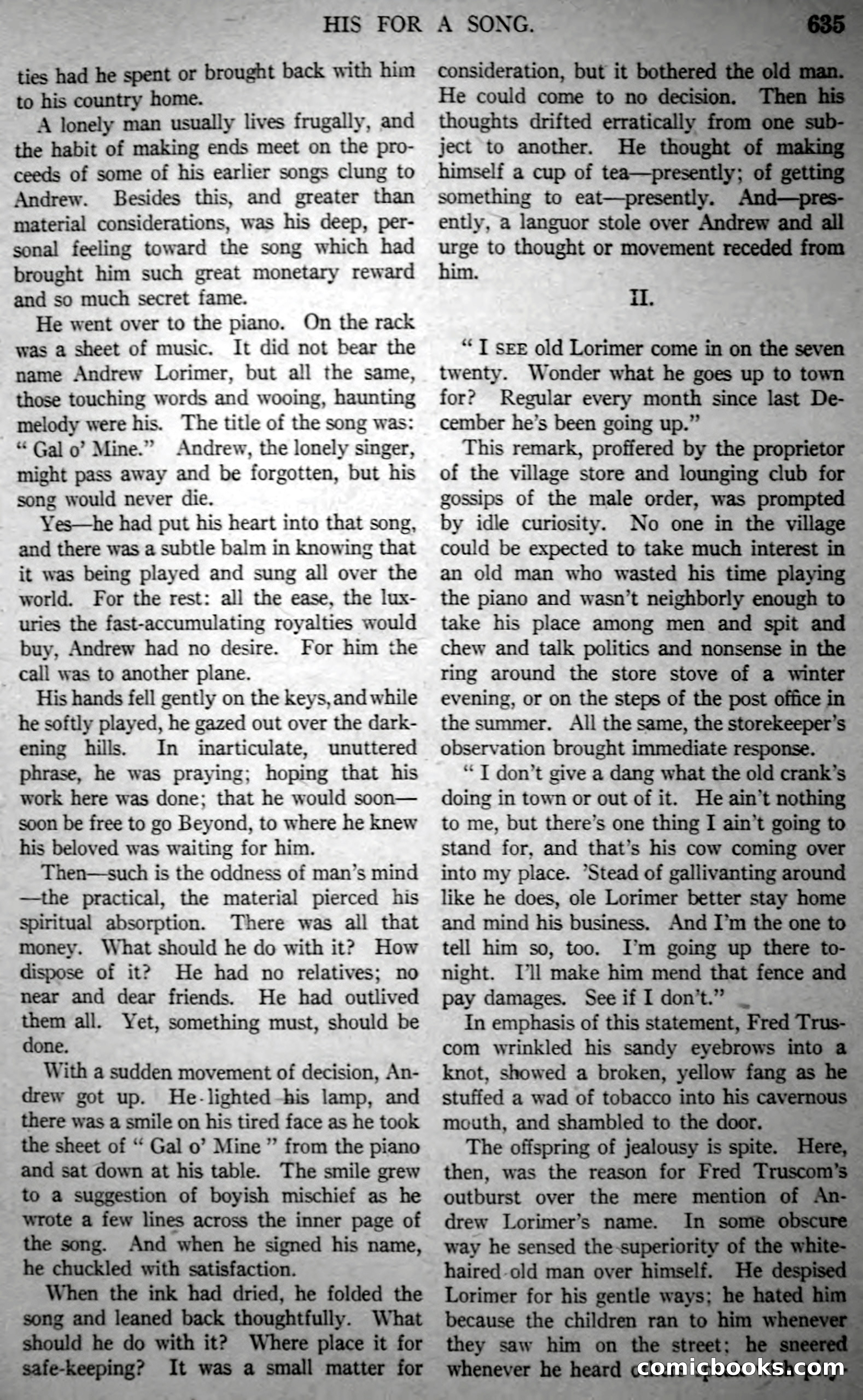Argosy All-Story Weekly, Vol. 146 No. 4 — page 165 of 176