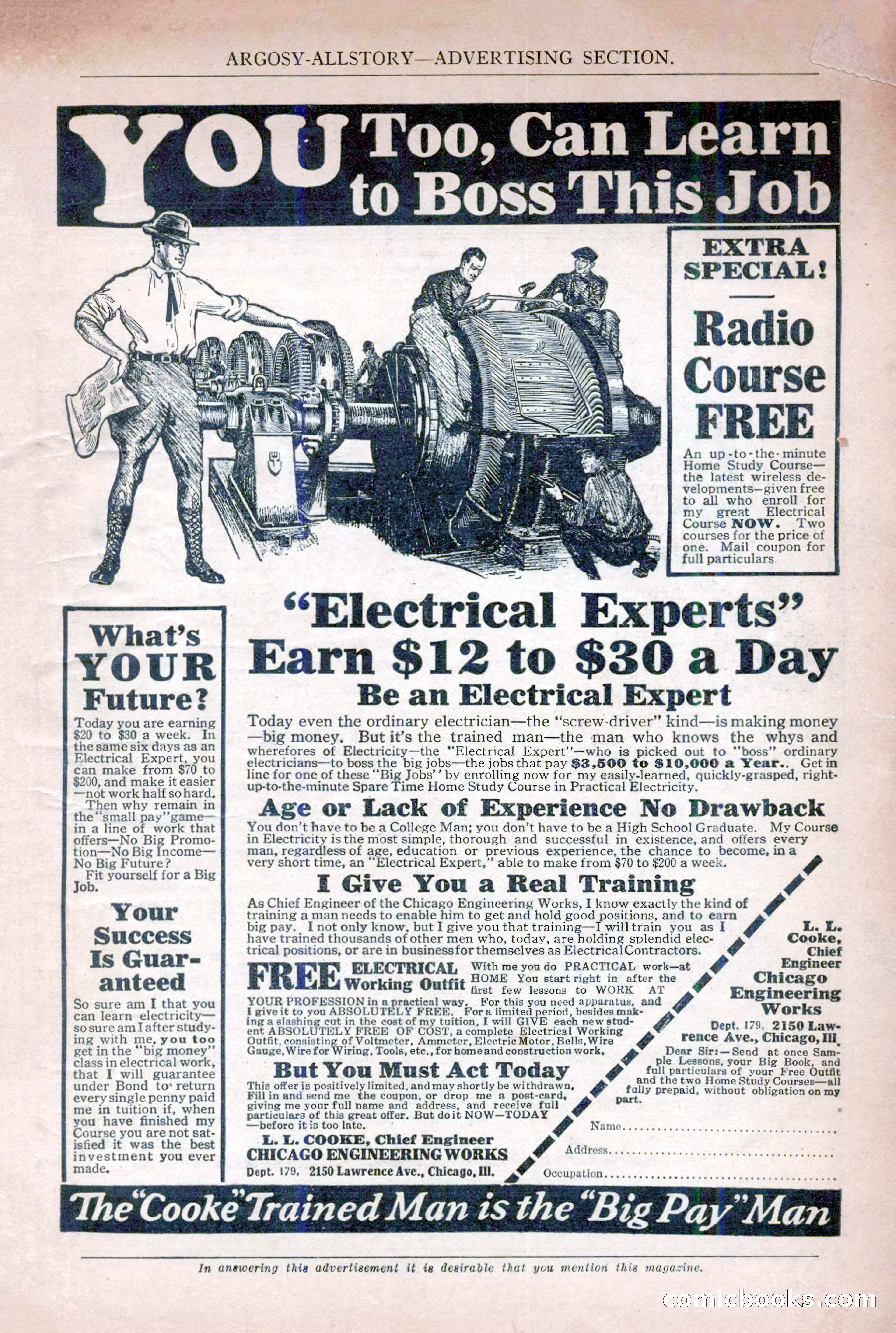 Argosy All-Story Weekly, December 2, 1922 — page 3 of 176