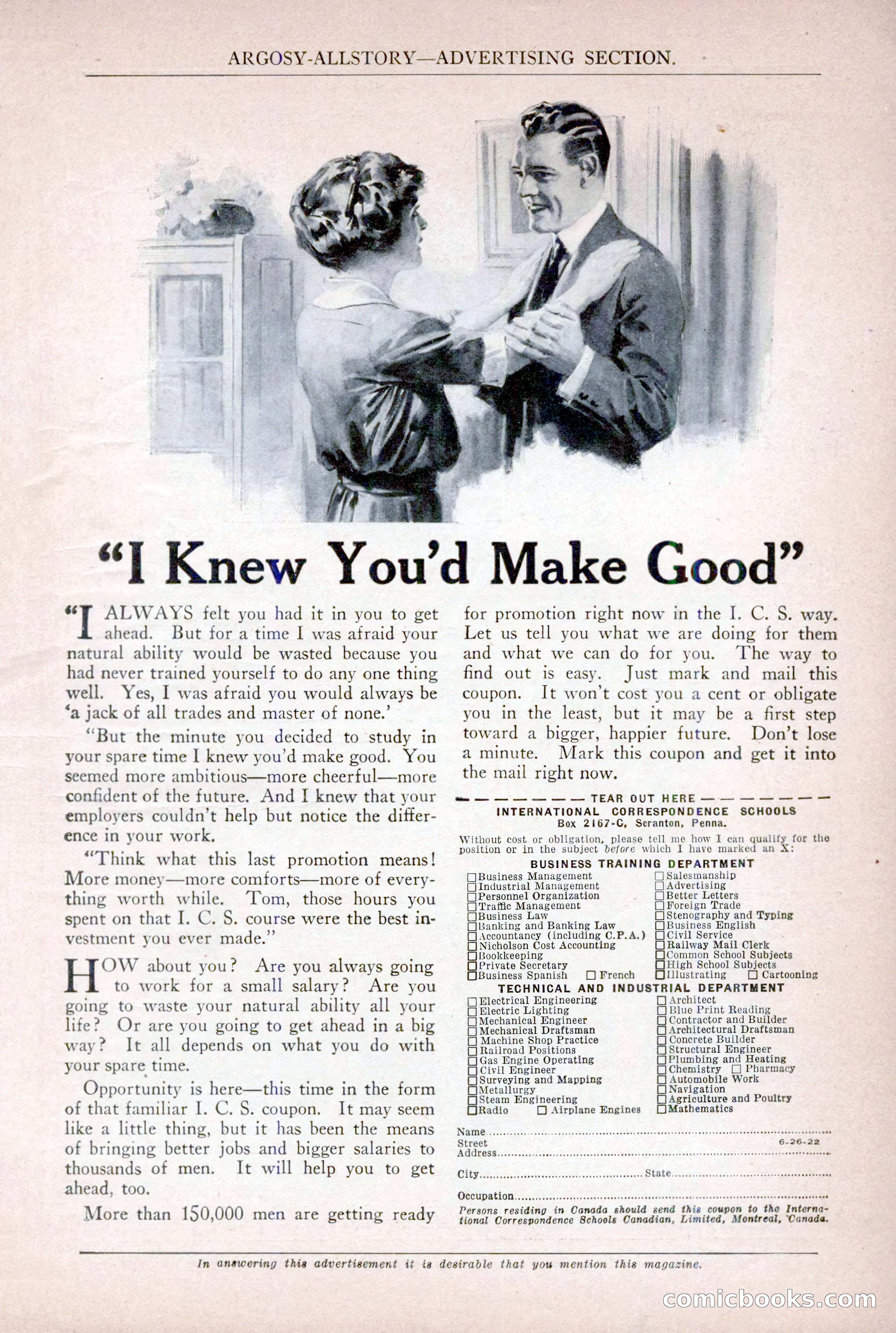 Argosy All-Story Weekly, December 2, 1922 — page 9 of 176