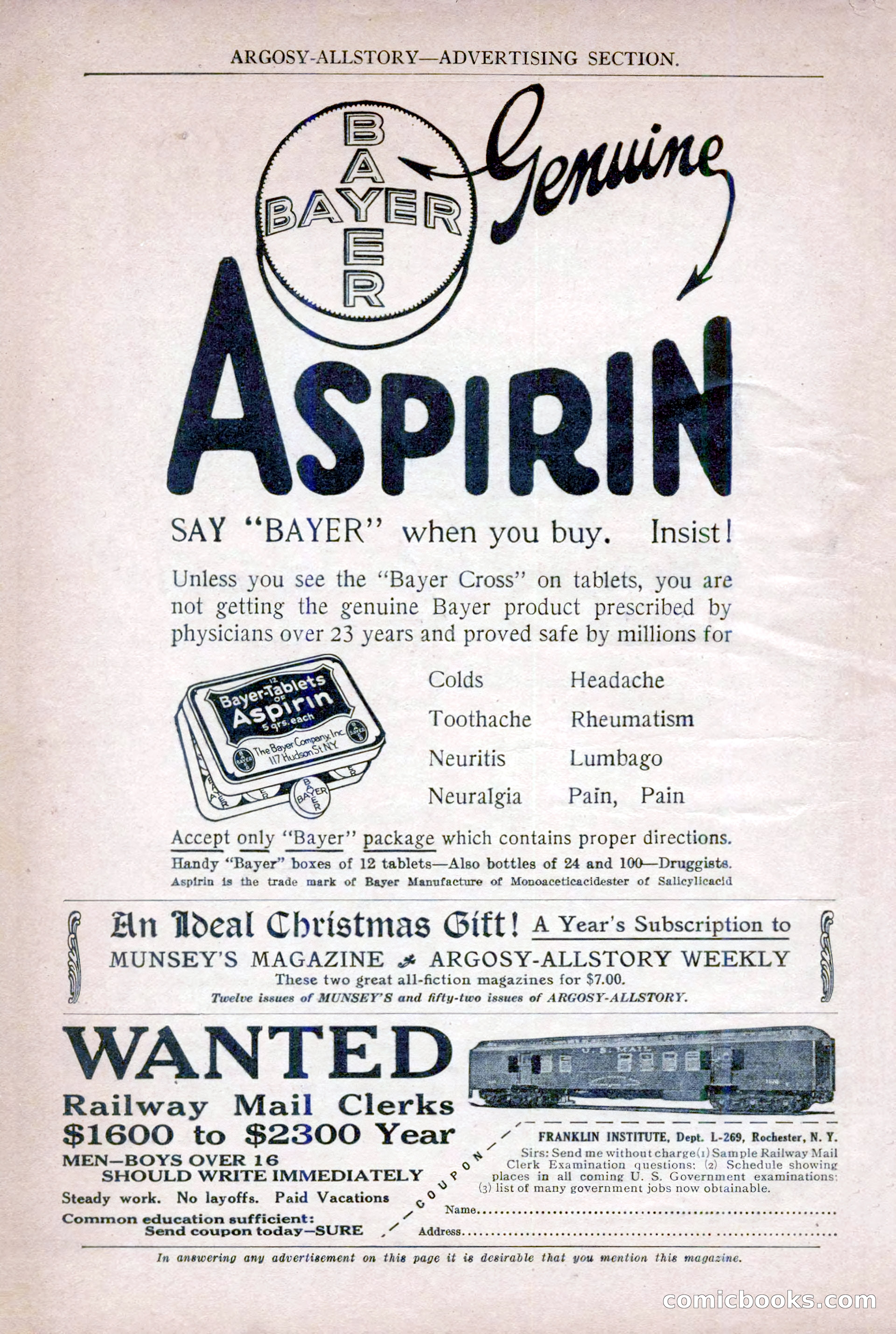 Argosy All-Story Weekly, December 2, 1922 — page 10 of 176
