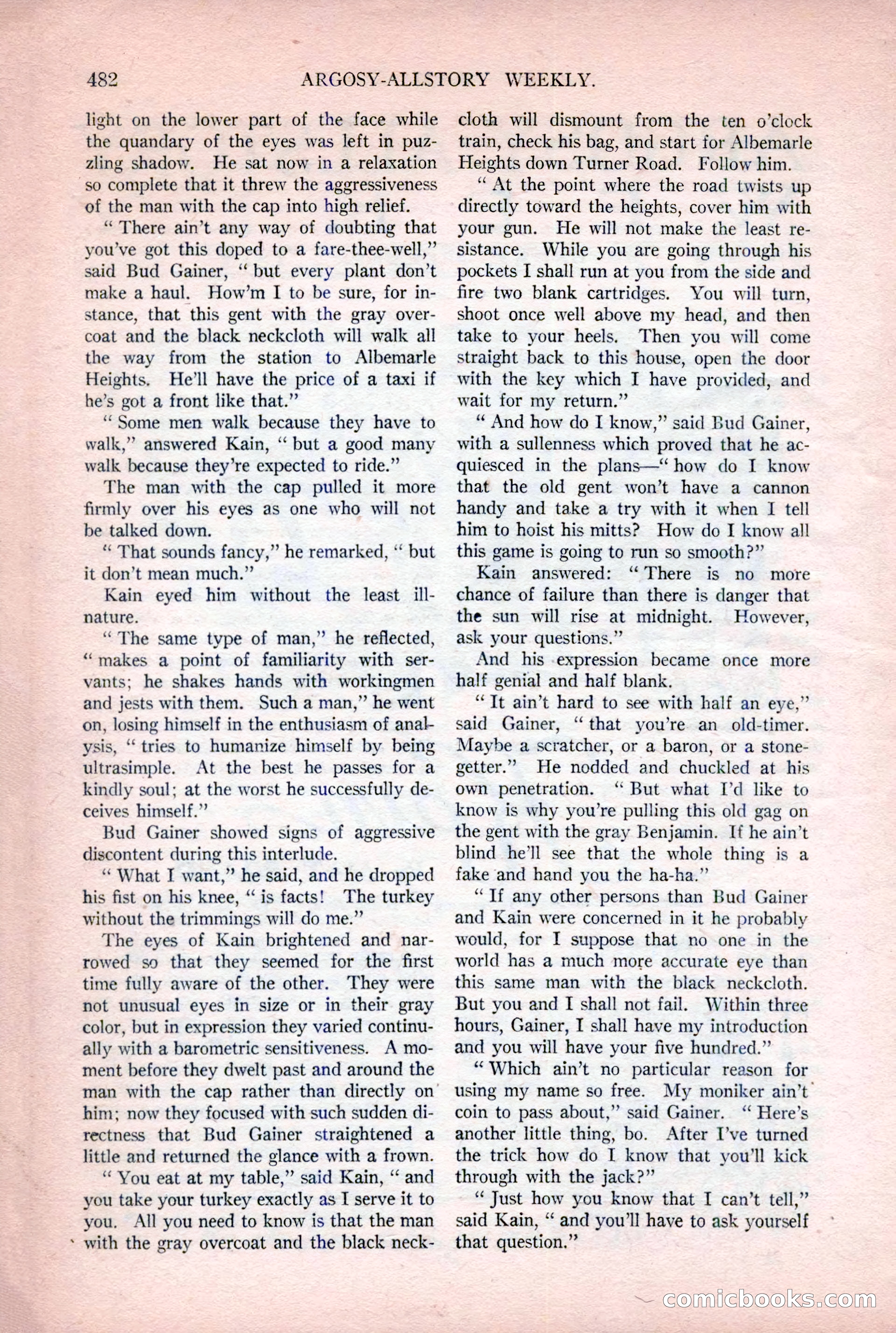Argosy All-Story Weekly, December 2, 1922 — page 12 of 176