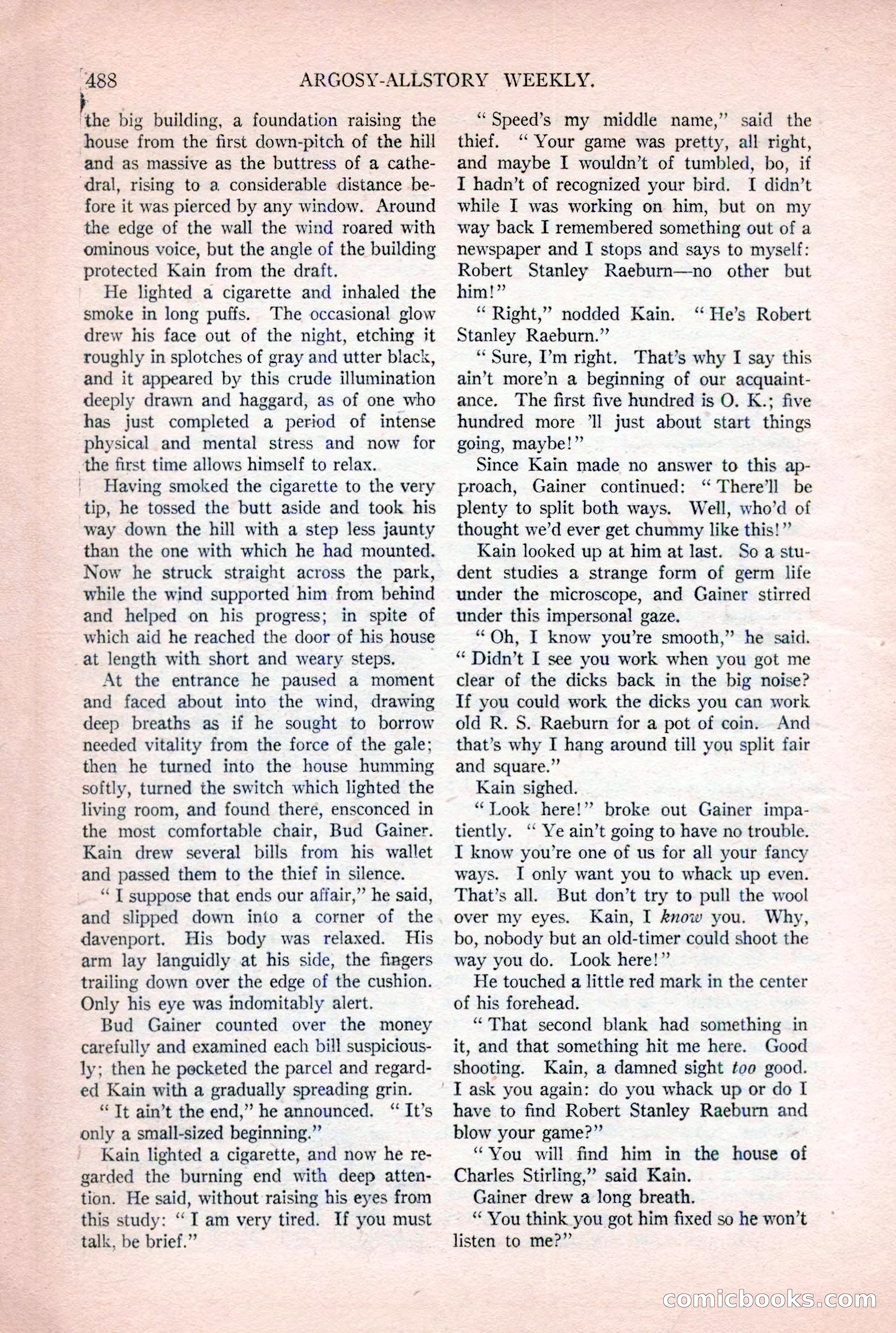 Argosy All-Story Weekly, December 2, 1922 — page 18 of 176