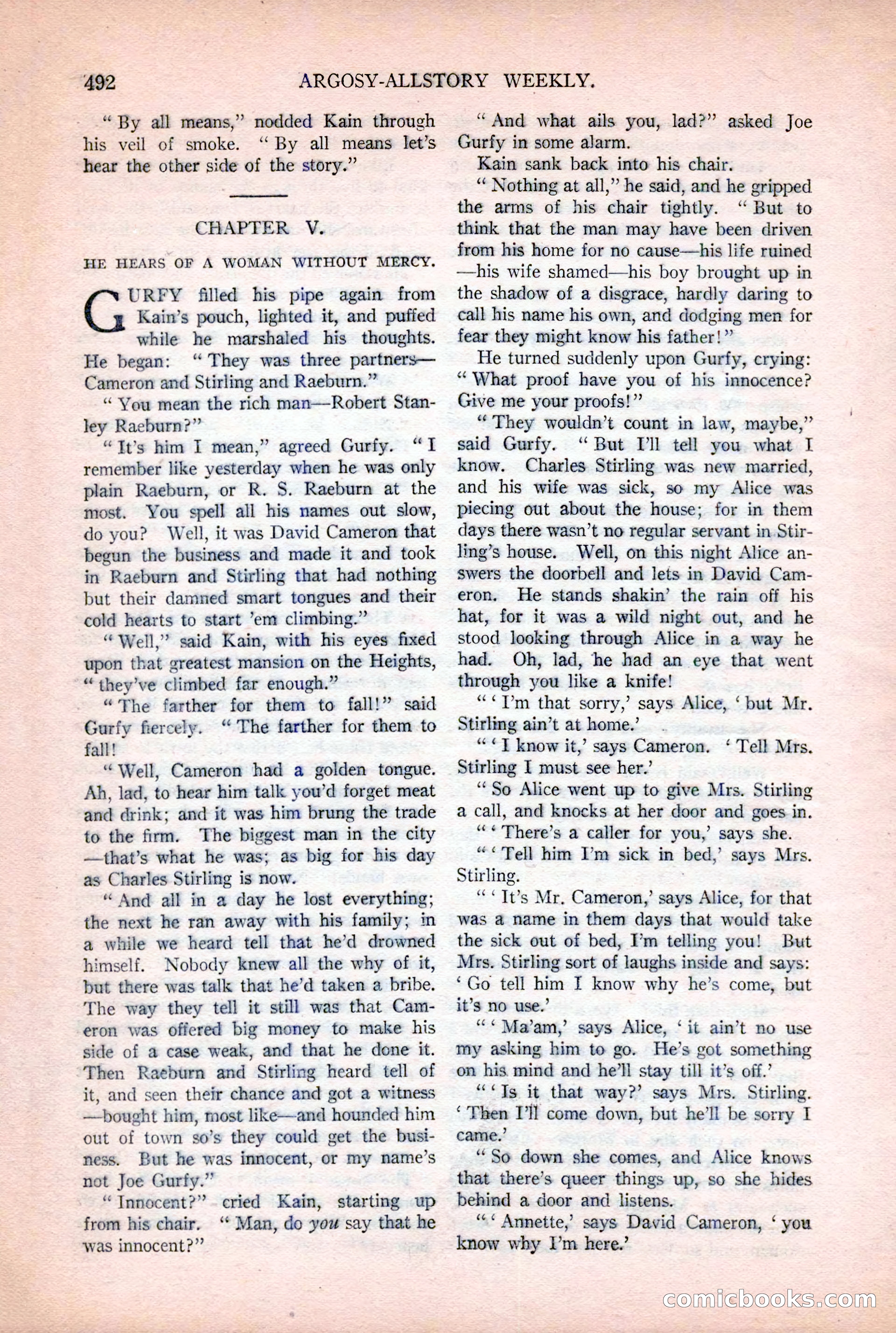 Argosy All-Story Weekly, December 2, 1922 — page 22 of 176