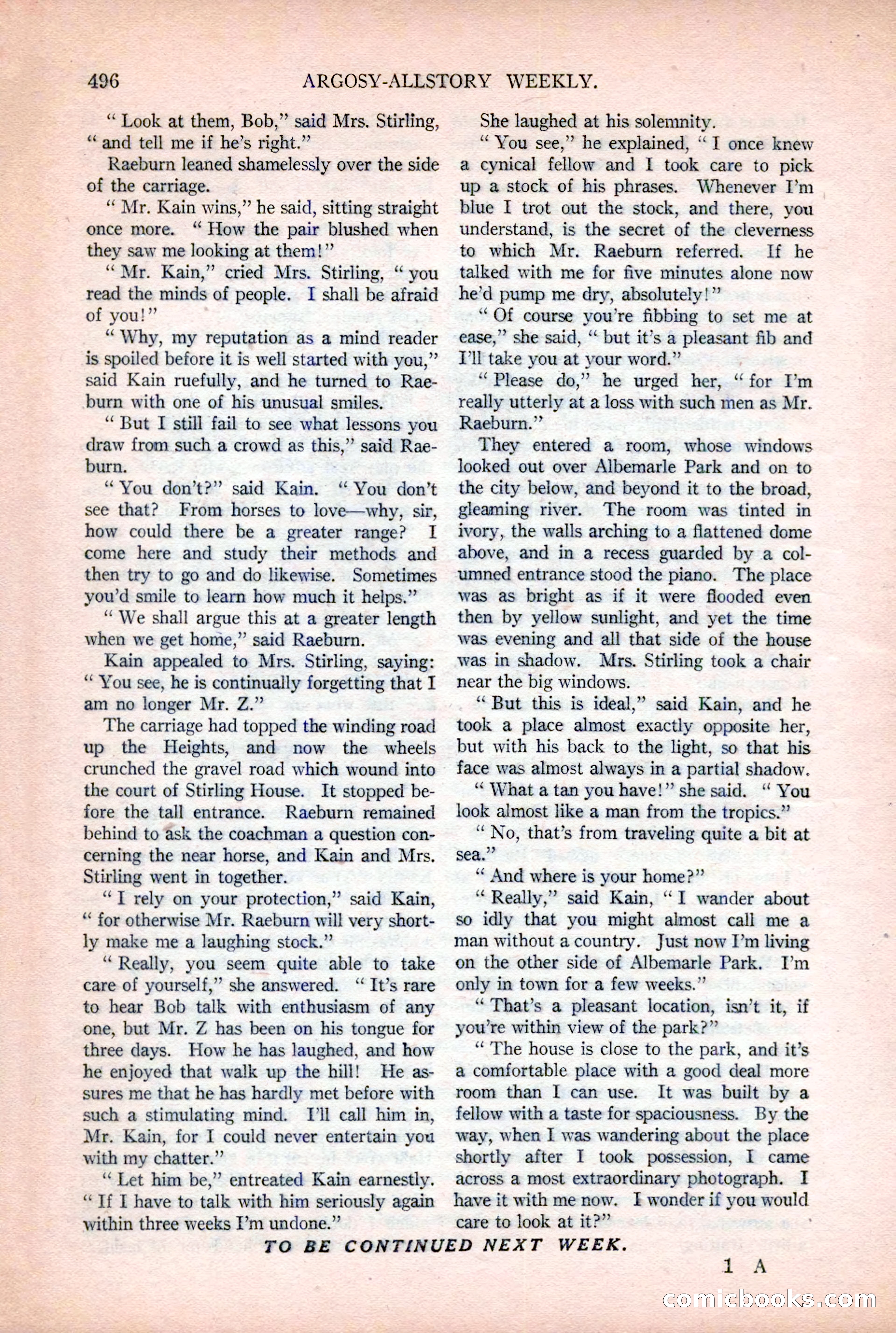 Argosy All-Story Weekly, December 2, 1922 — page 26 of 176