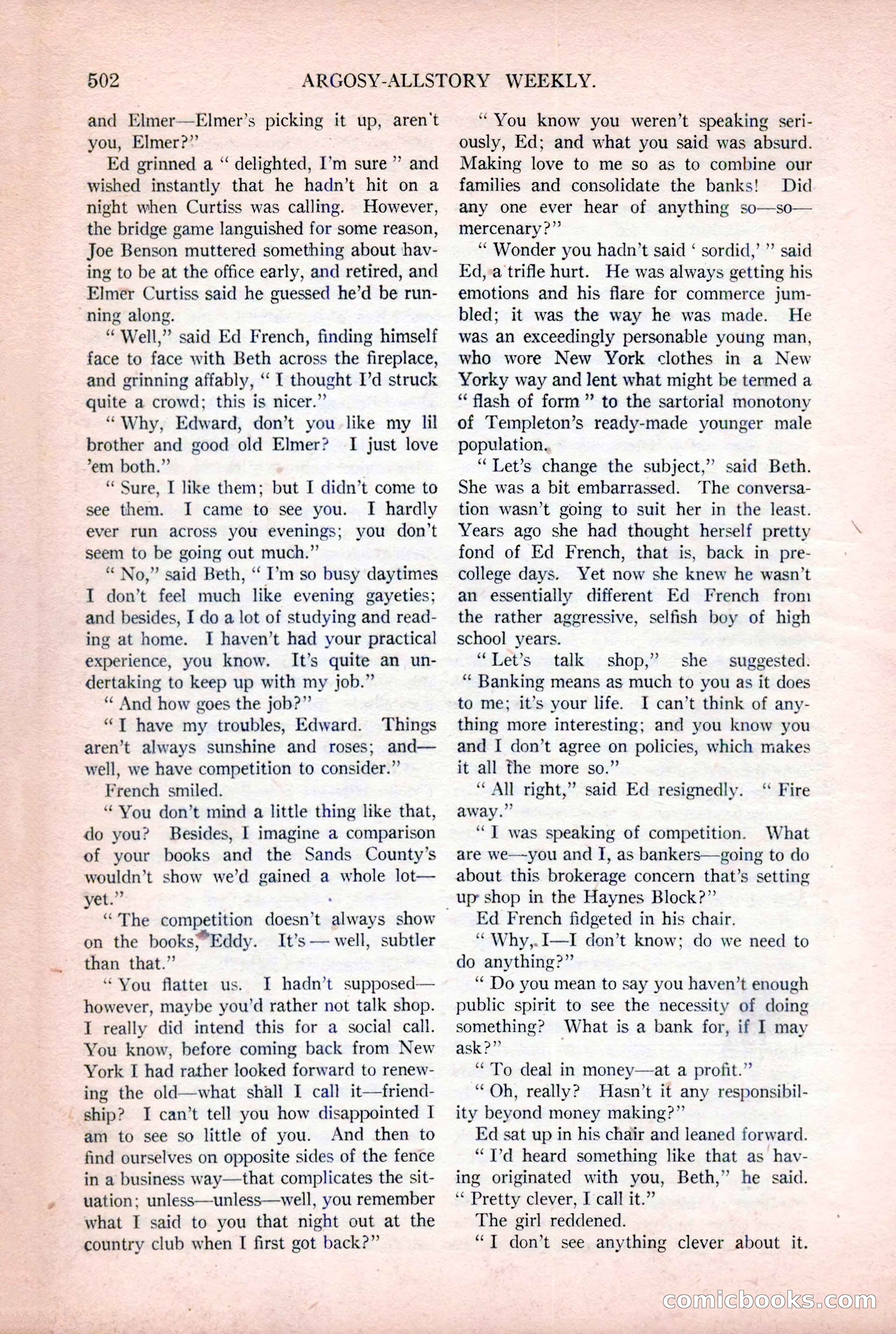 Argosy All-Story Weekly, December 2, 1922 — page 32 of 176