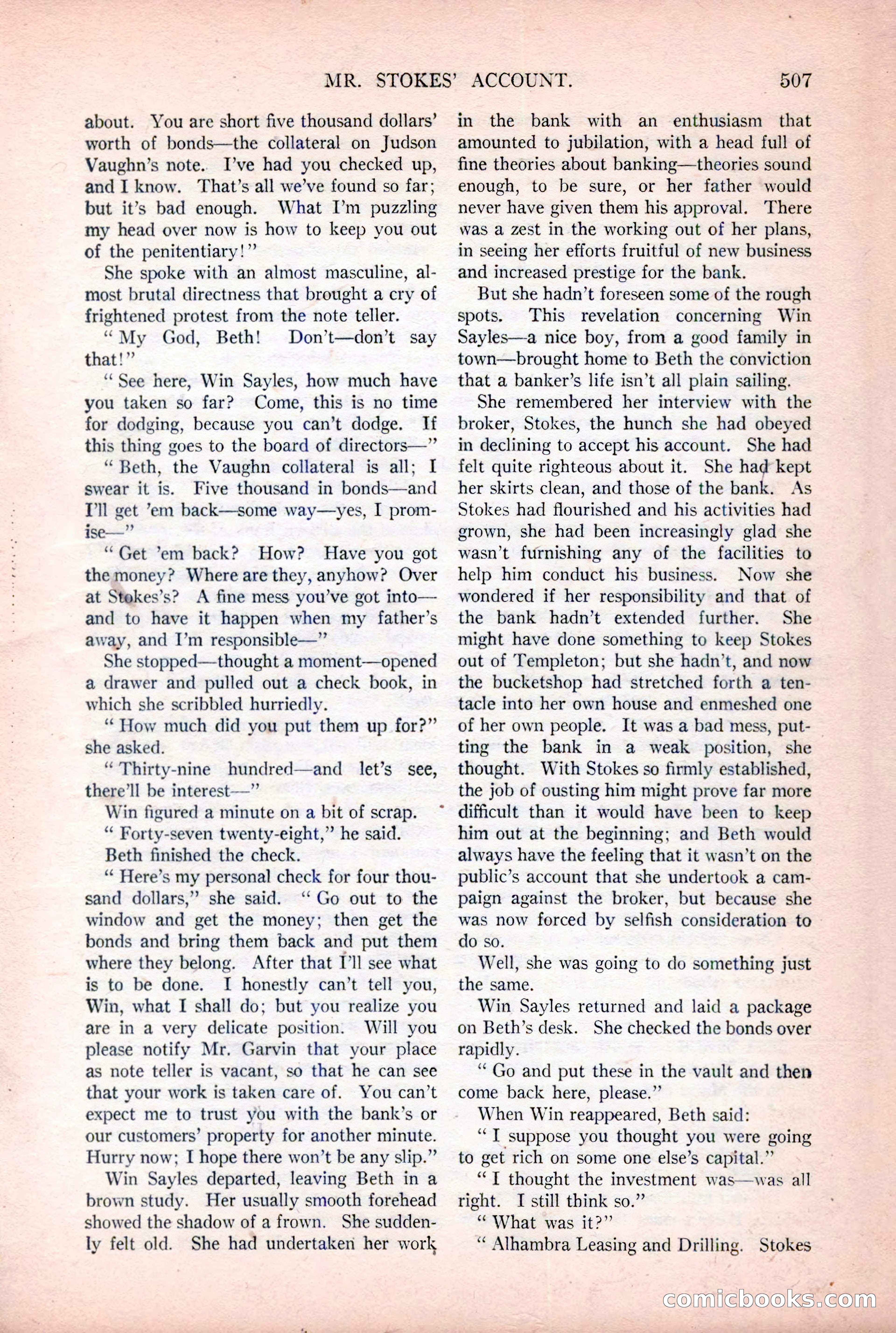 Argosy All-Story Weekly, December 2, 1922 — page 37 of 176