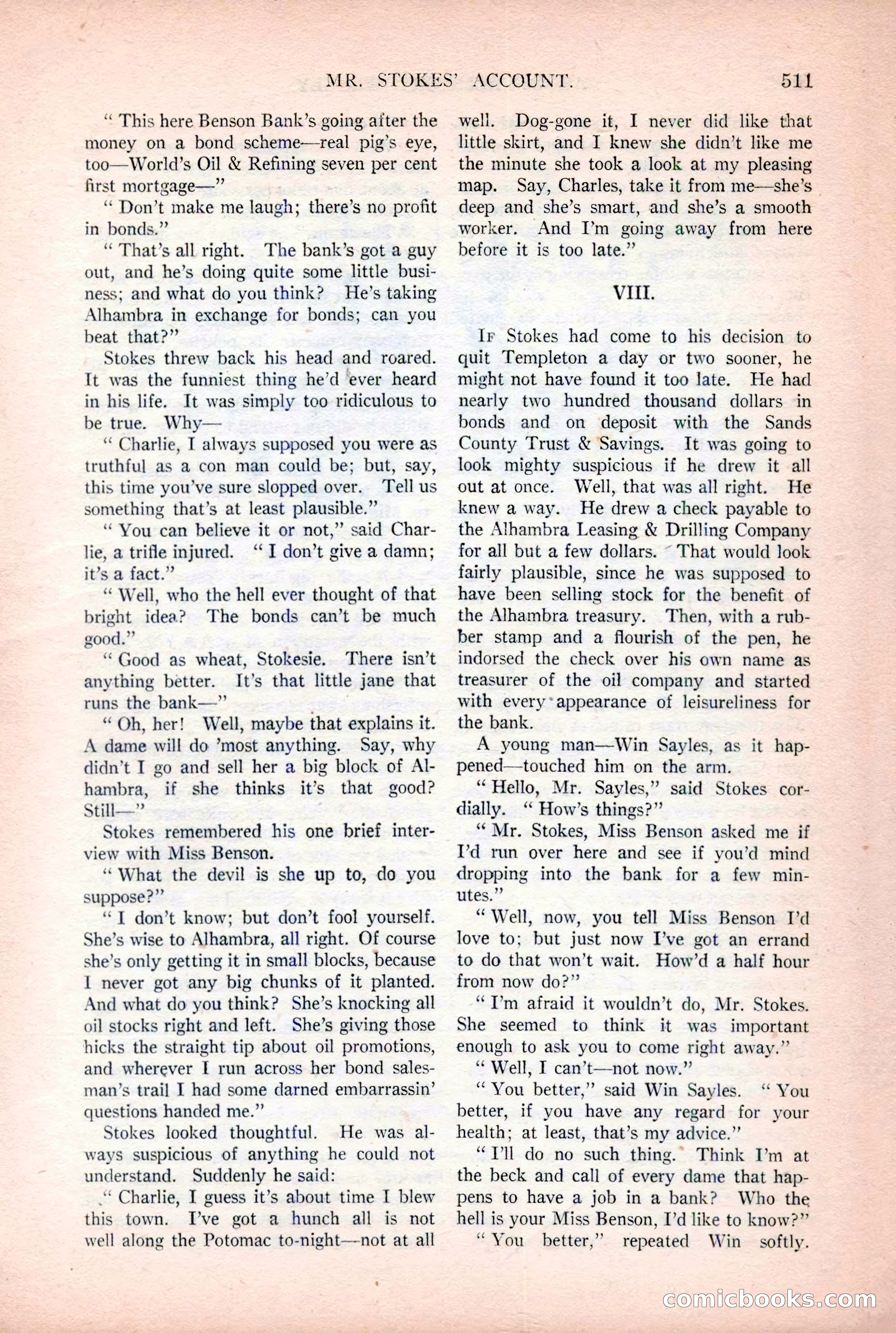Argosy All-Story Weekly, December 2, 1922 — page 41 of 176