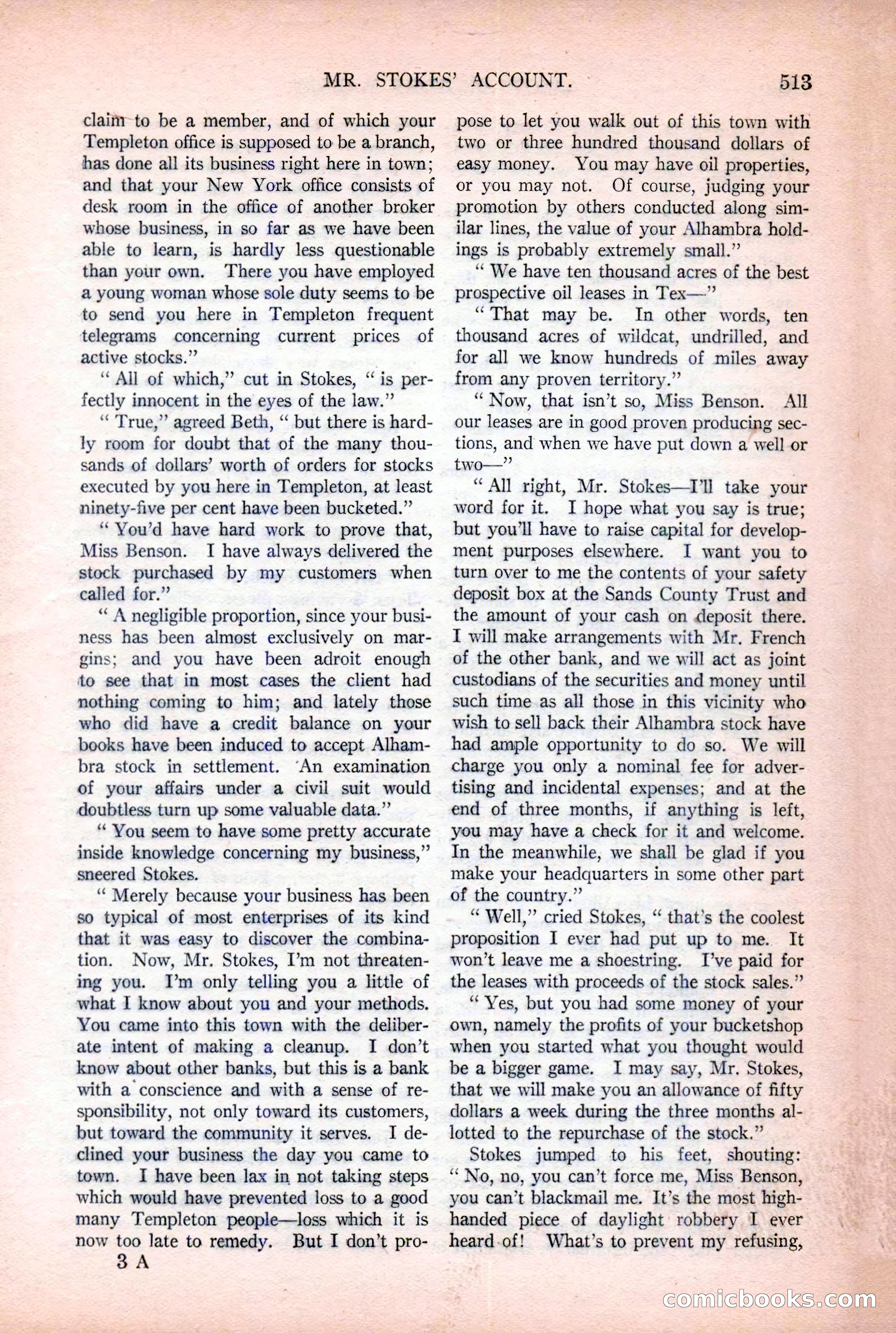 Argosy All-Story Weekly, December 2, 1922 — page 43 of 176