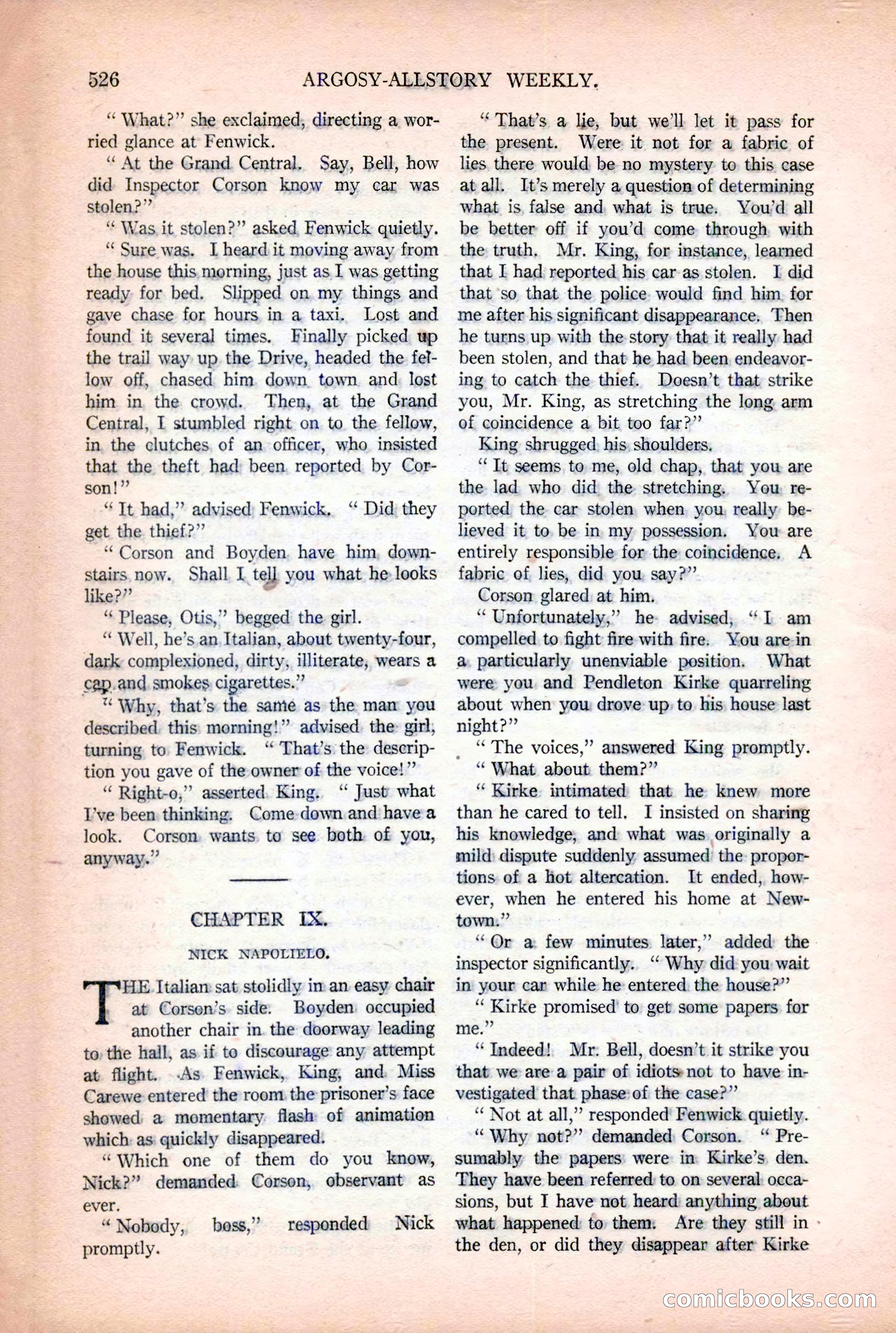 Argosy All-Story Weekly, December 2, 1922 — page 56 of 176