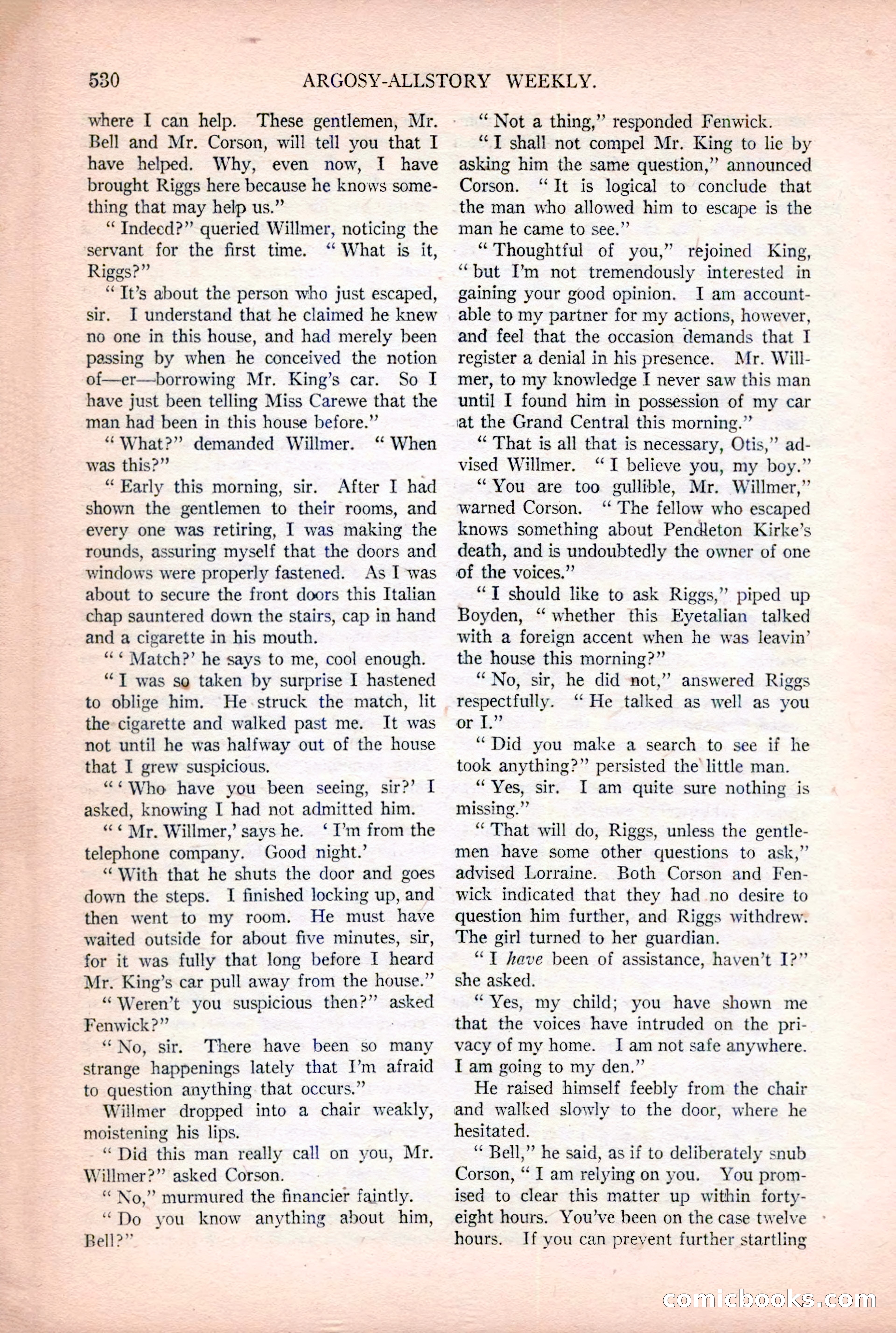 Argosy All-Story Weekly, December 2, 1922 — page 60 of 176