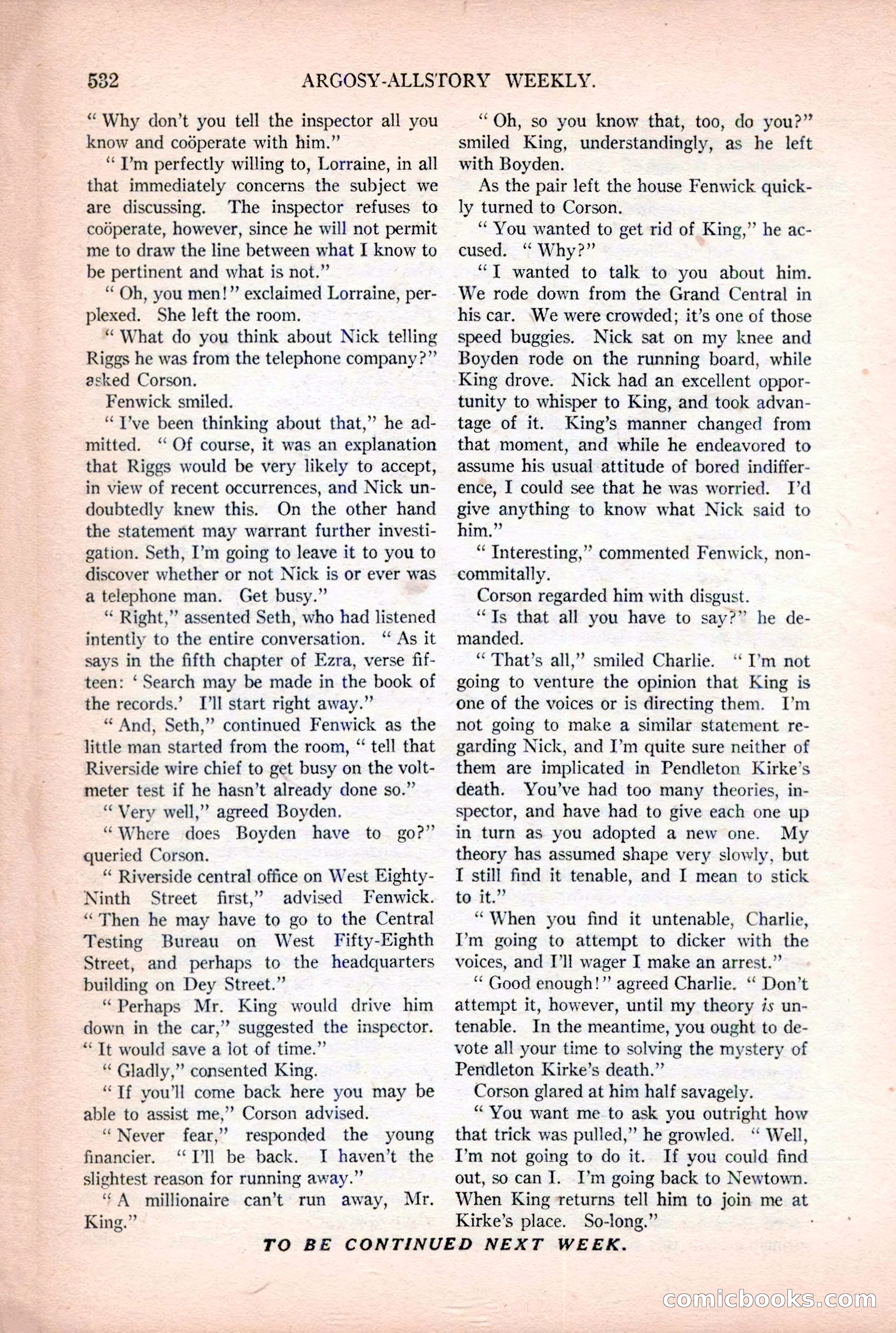 Argosy All-Story Weekly, December 2, 1922 — page 62 of 176