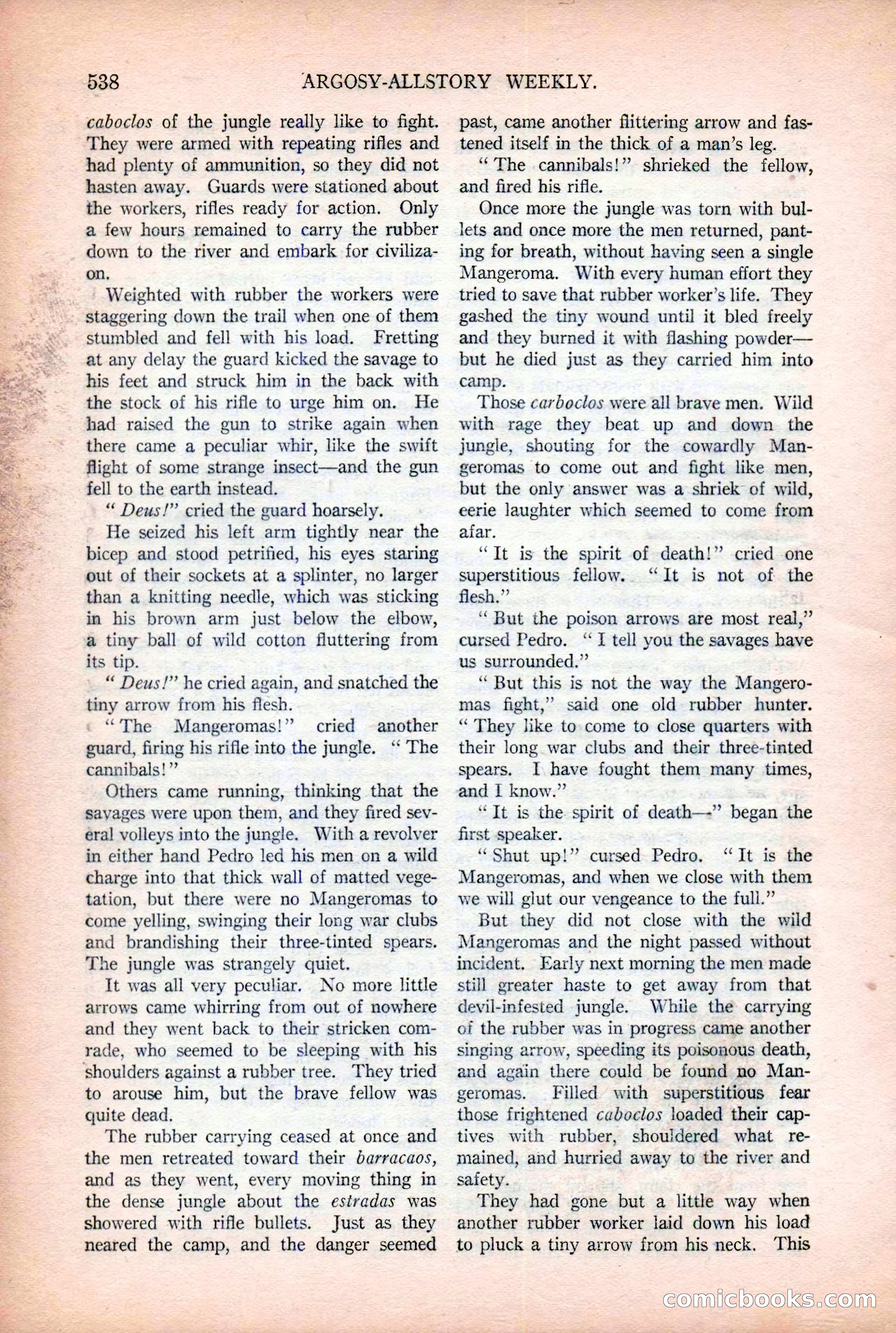 Argosy All-Story Weekly, December 2, 1922 — page 68 of 176
