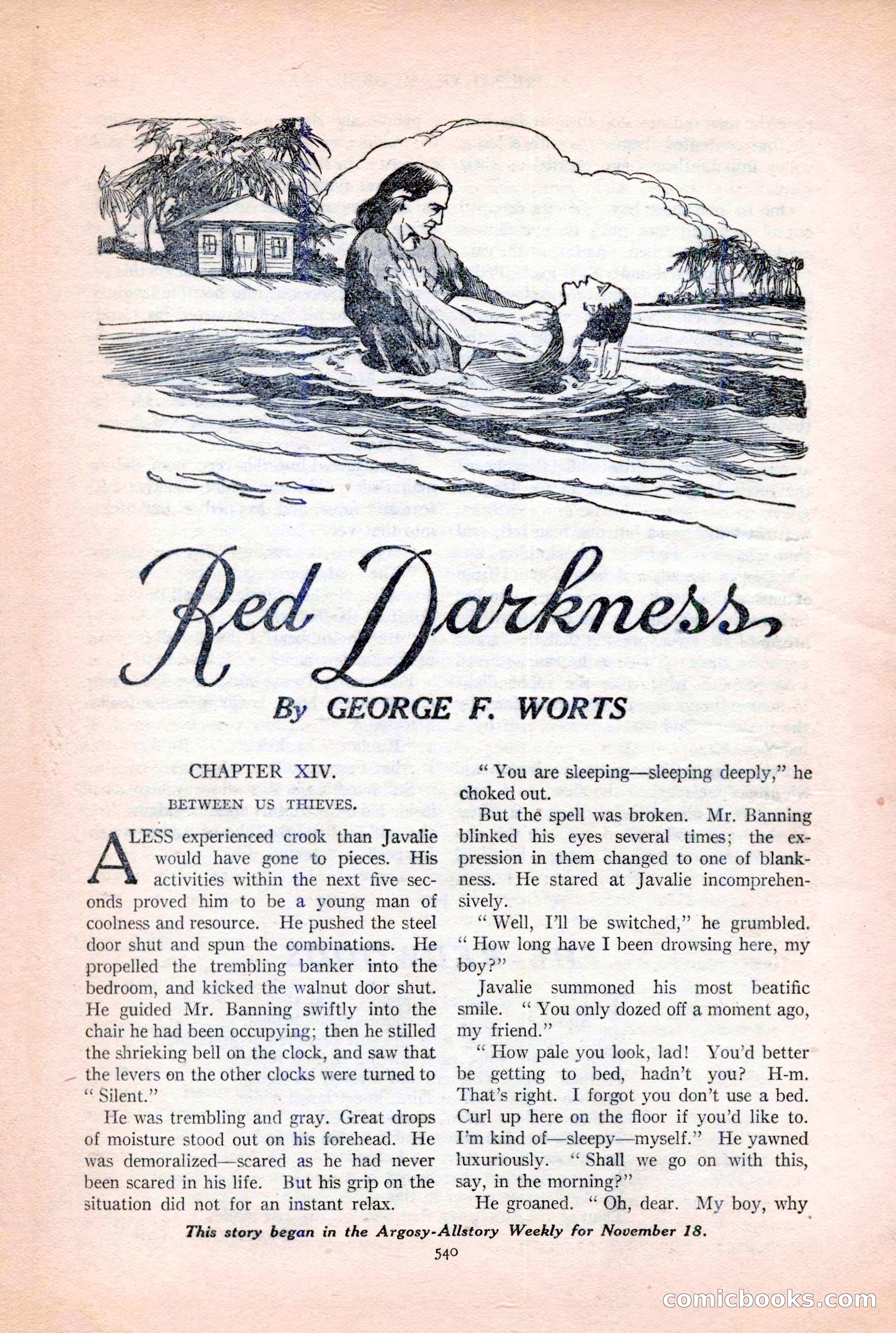 Argosy All-Story Weekly, December 2, 1922 — page 70 of 176