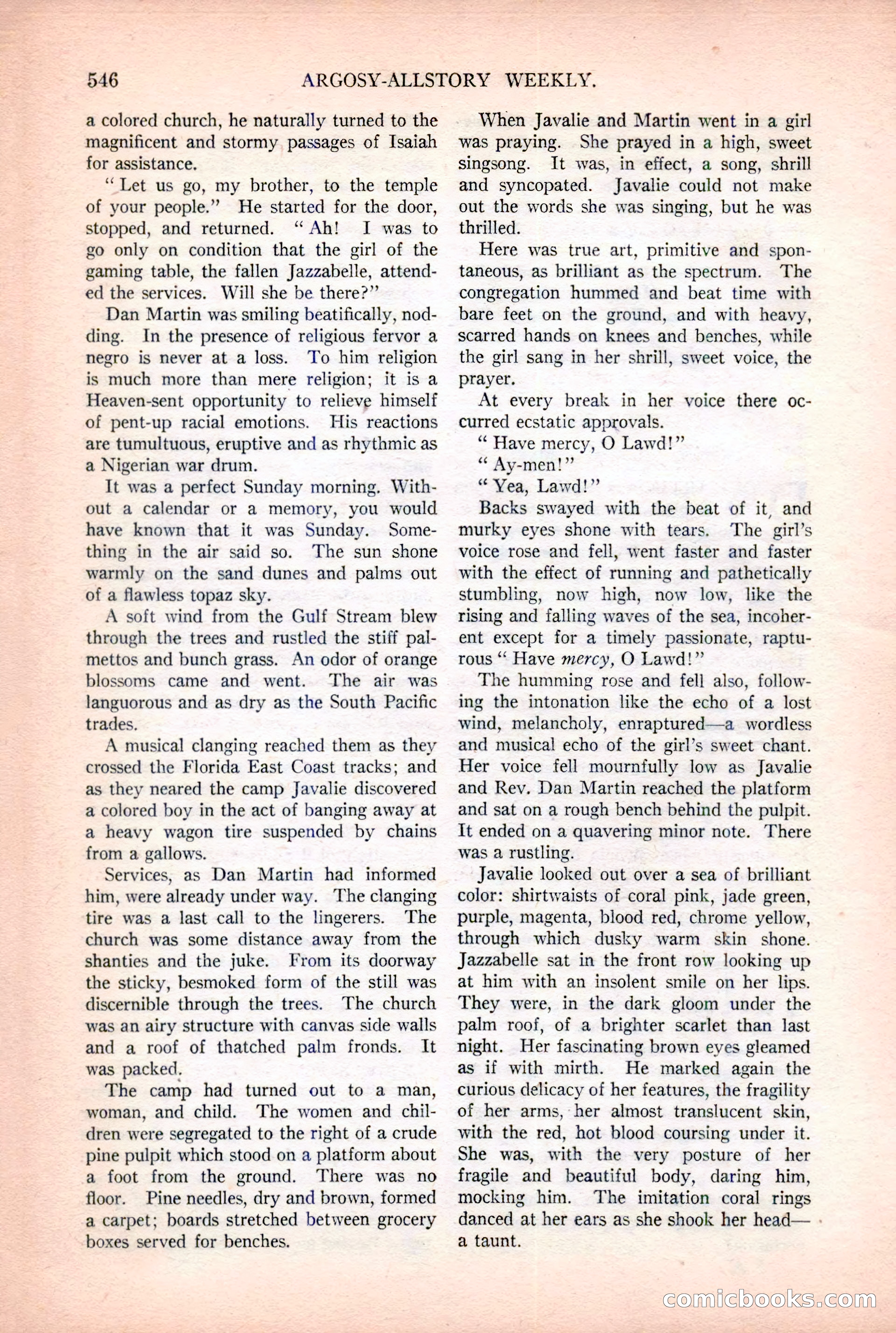 Argosy All-Story Weekly, December 2, 1922 — page 76 of 176