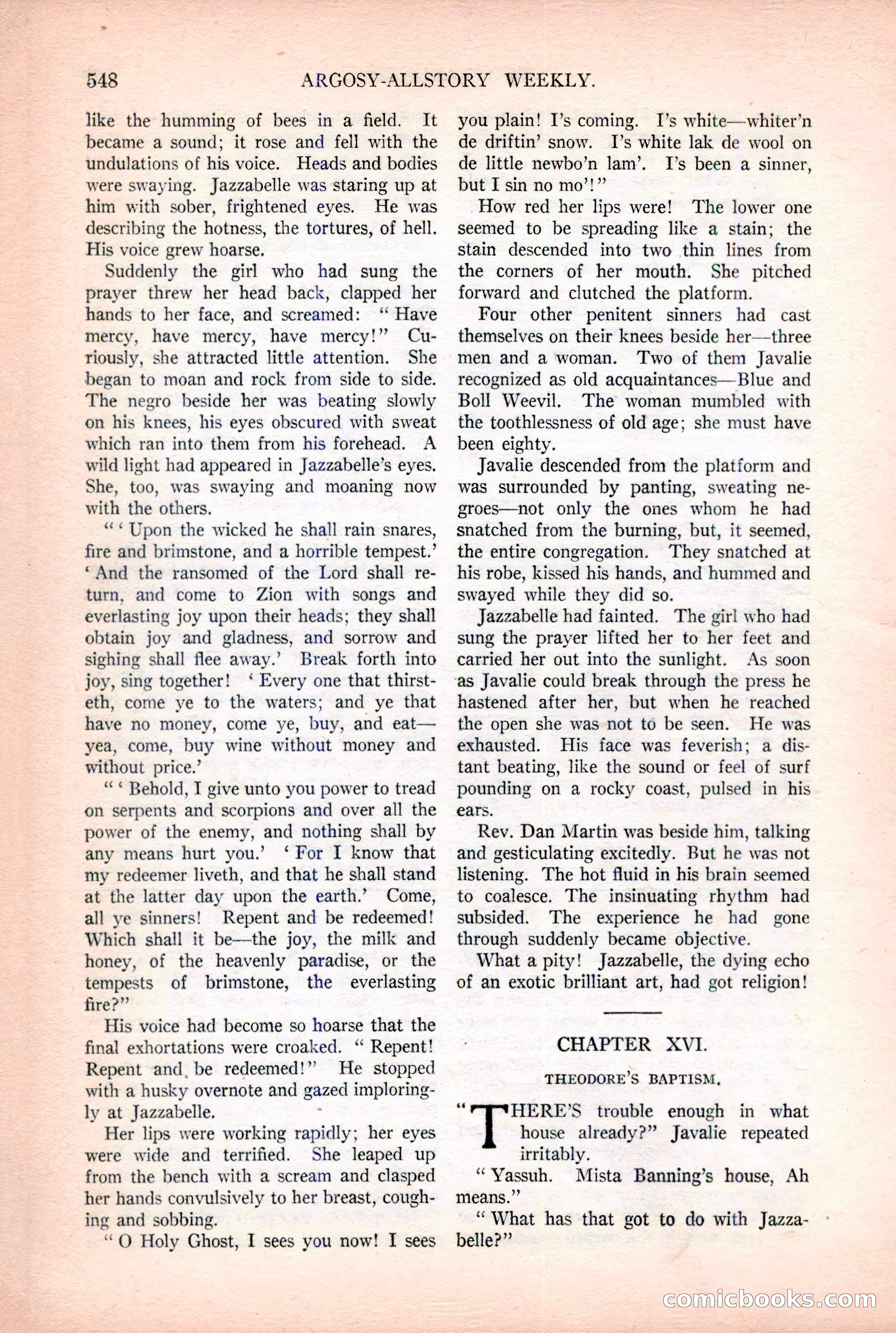 Argosy All-Story Weekly, December 2, 1922 — page 78 of 176