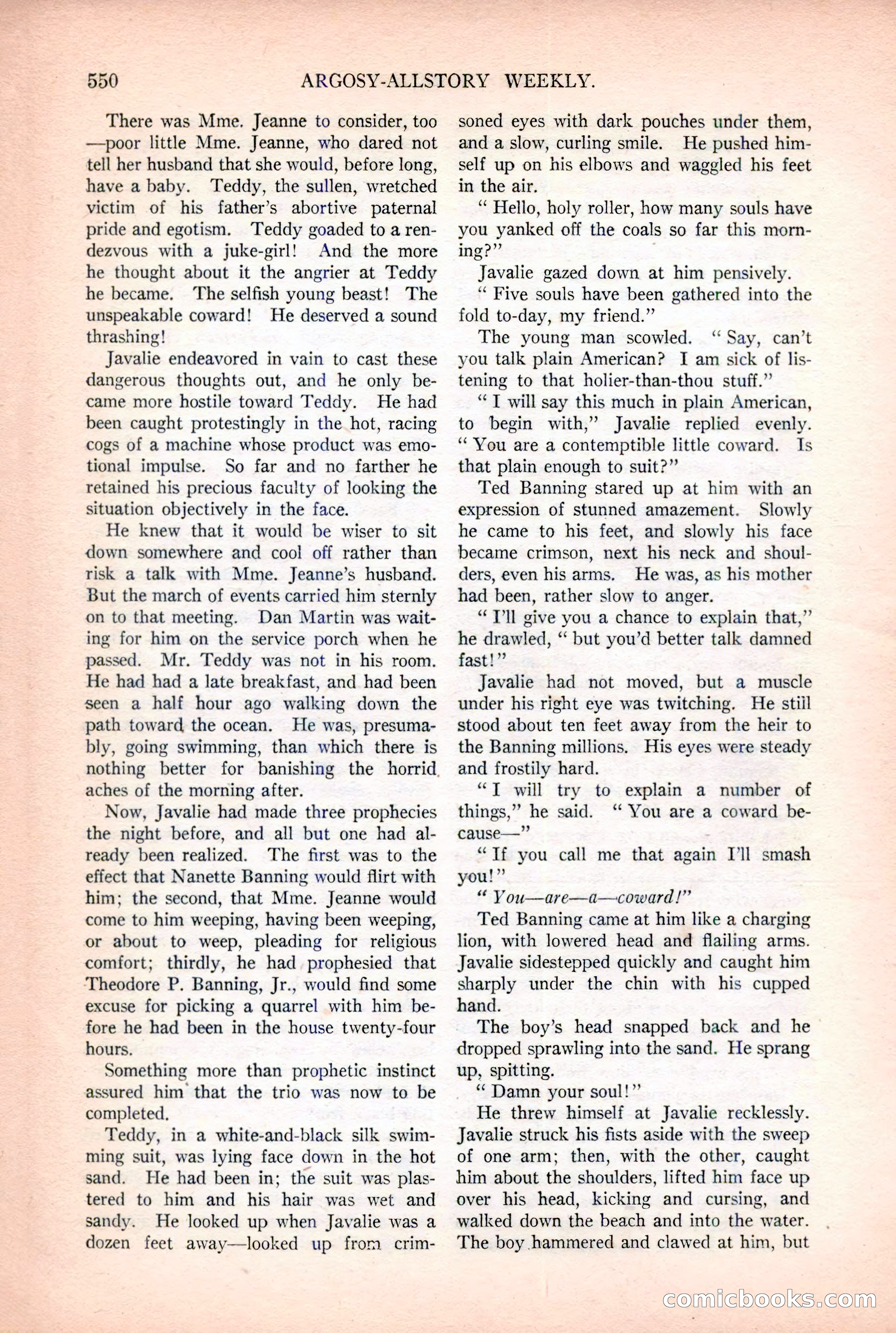 Argosy All-Story Weekly, December 2, 1922 — page 80 of 176