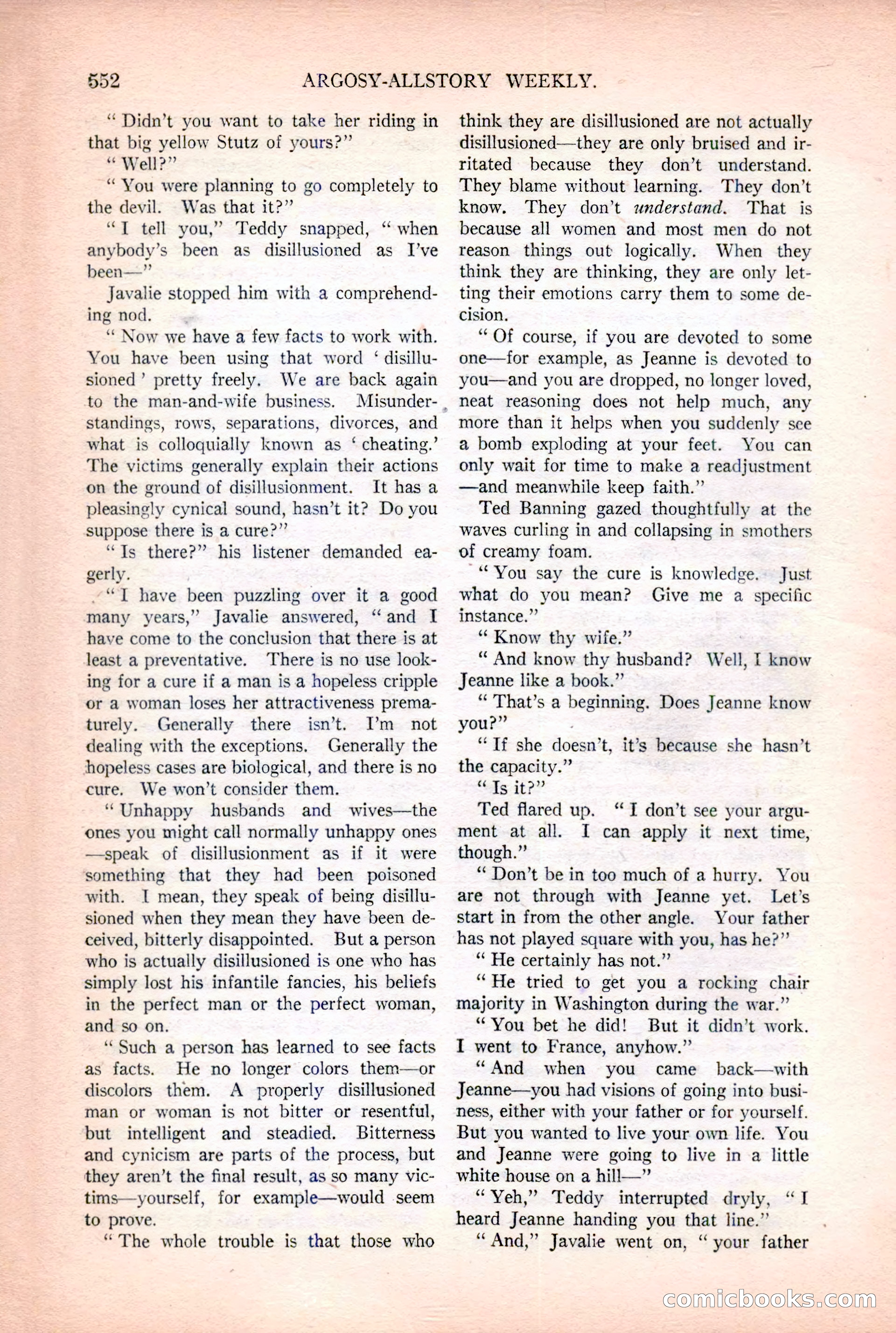 Argosy All-Story Weekly, December 2, 1922 — page 82 of 176