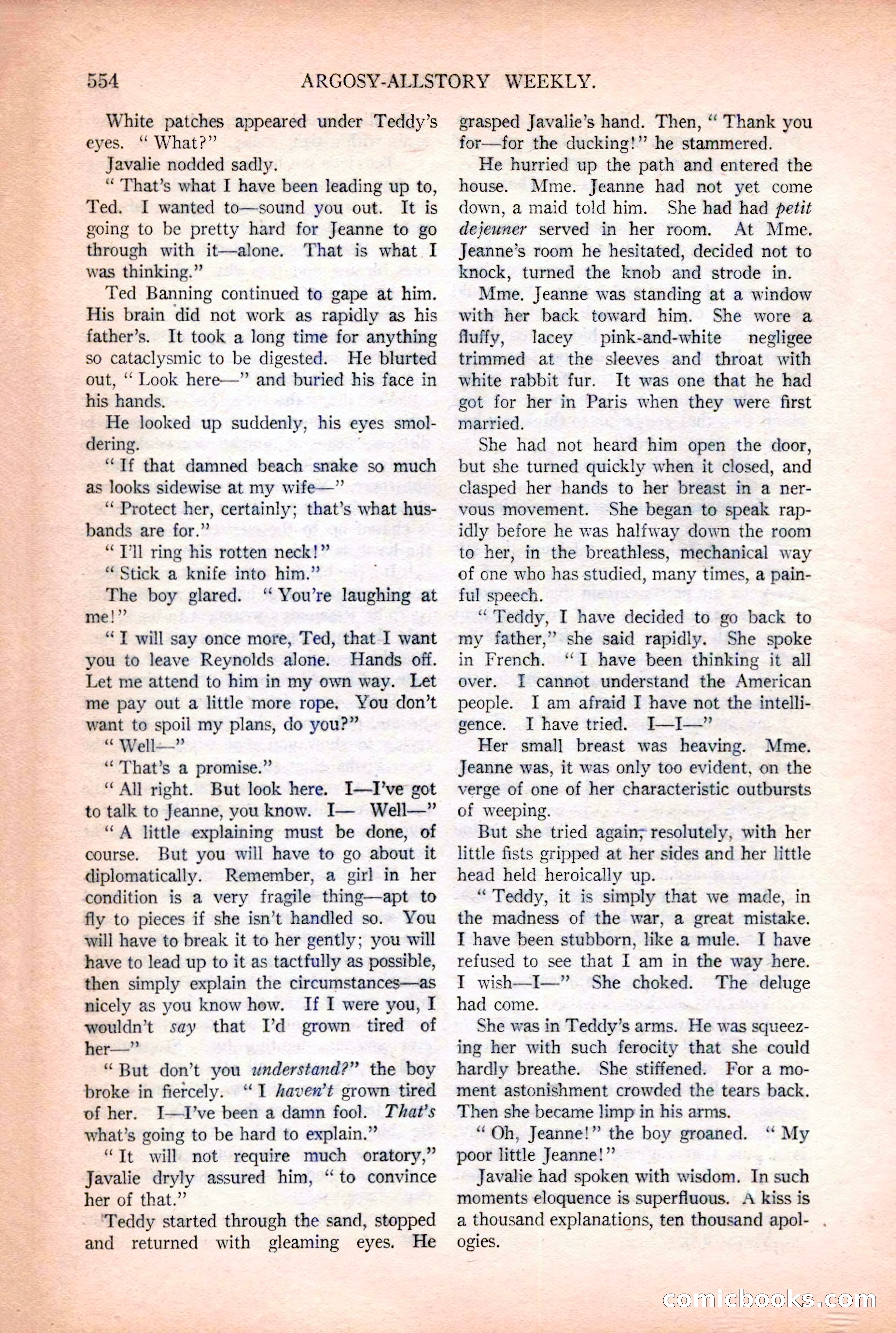 Argosy All-Story Weekly, December 2, 1922 — page 84 of 176