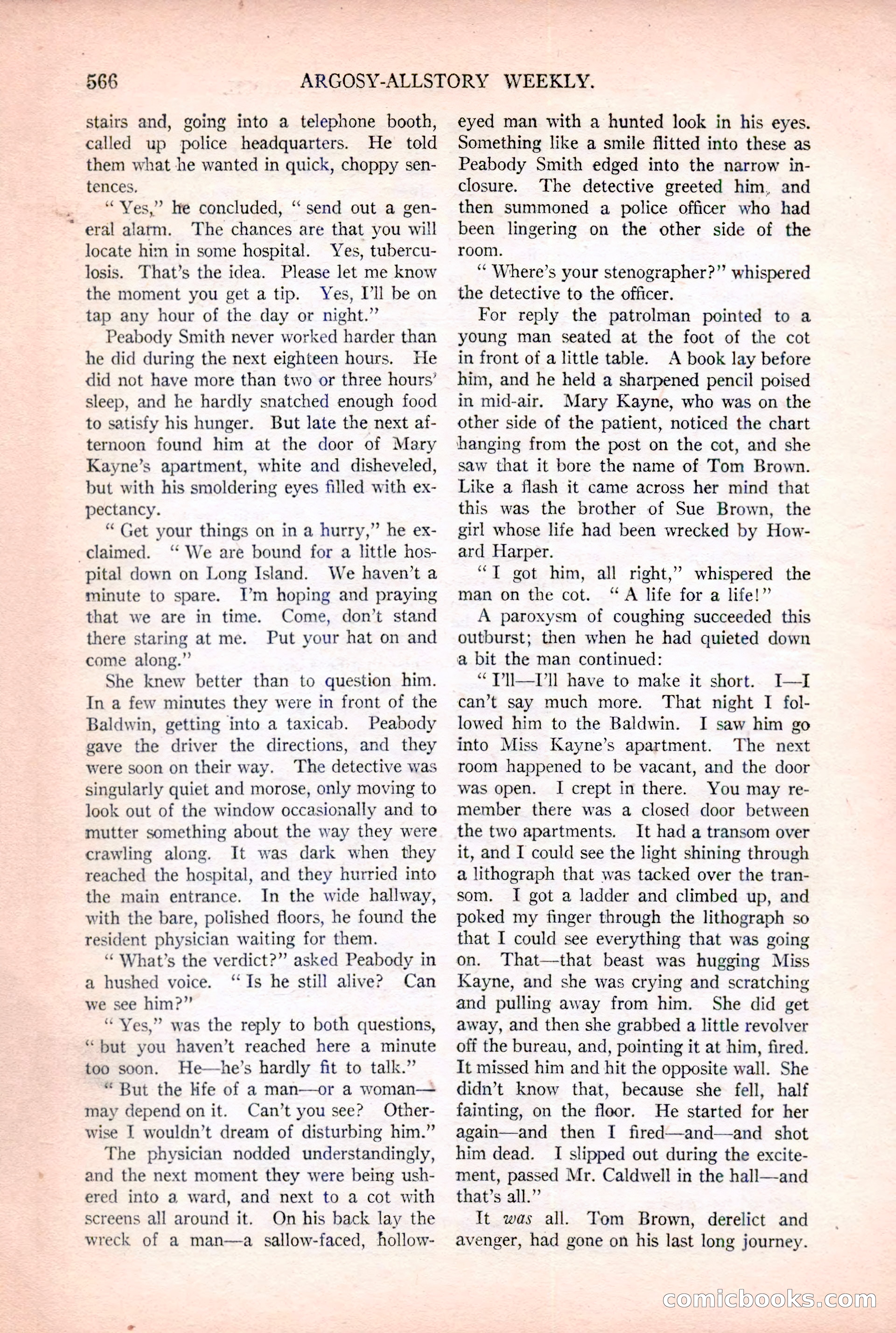 Argosy All-Story Weekly, December 2, 1922 — page 96 of 176