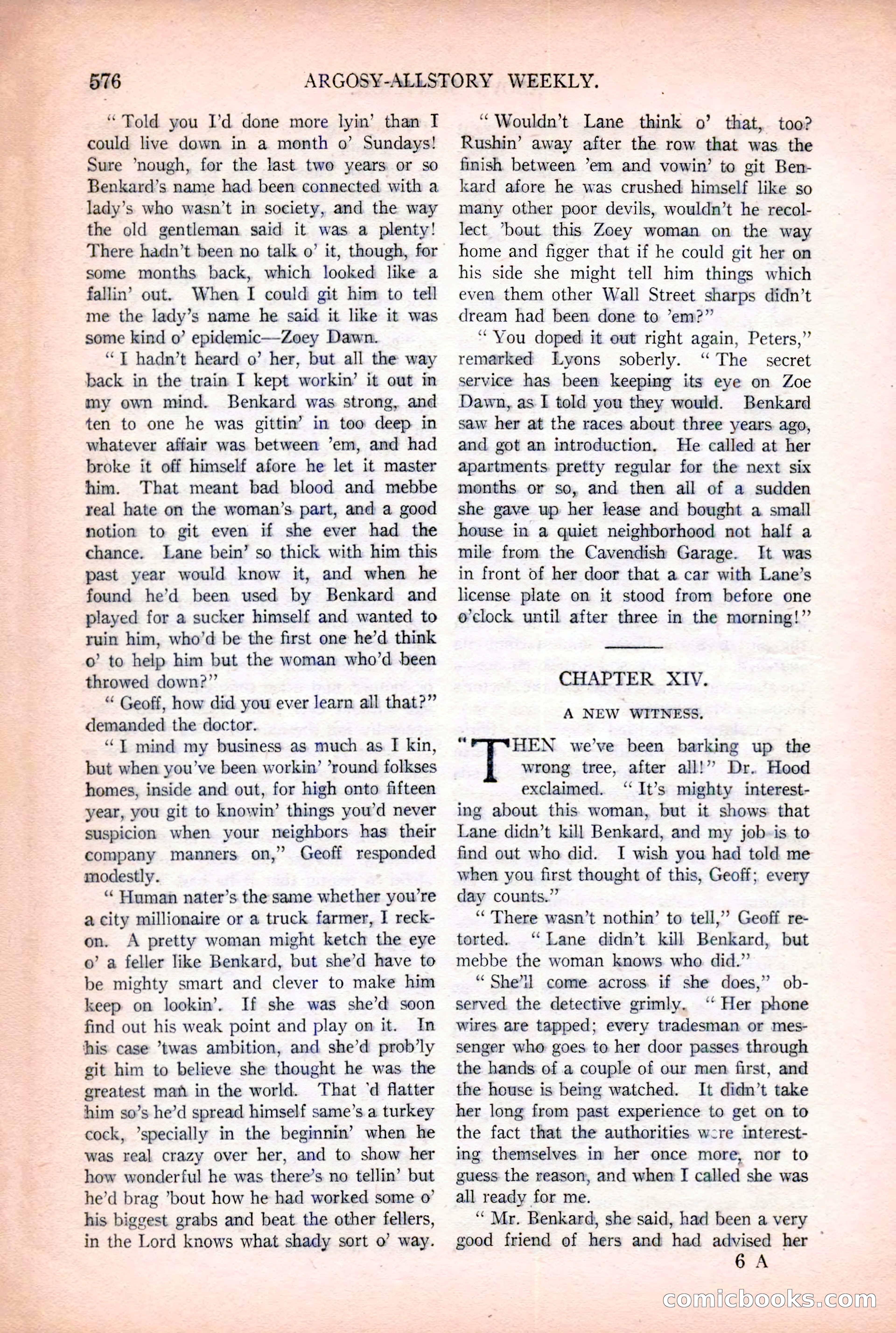 Argosy All-Story Weekly, December 2, 1922 — page 106 of 176