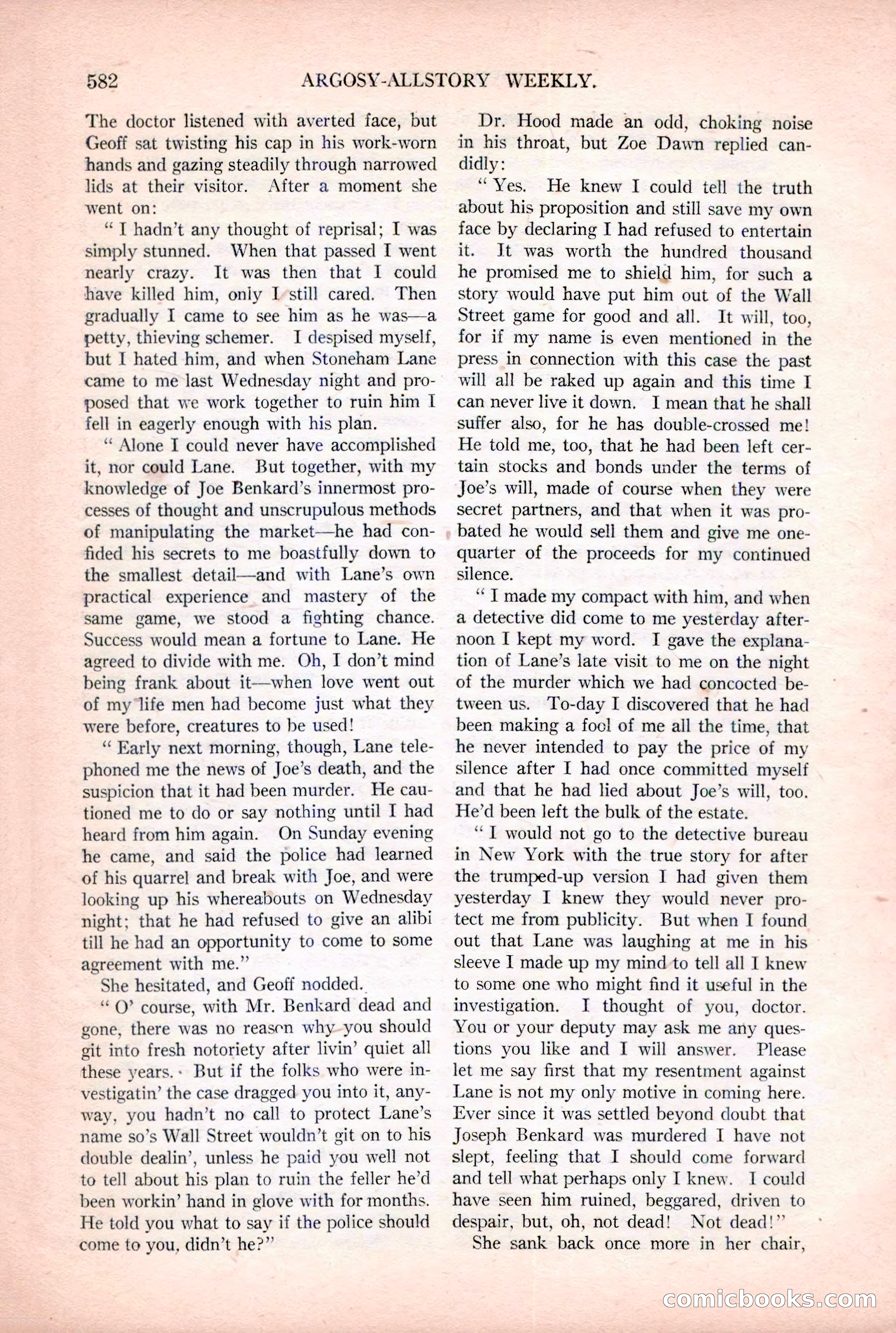 Argosy All-Story Weekly, December 2, 1922 — page 112 of 176