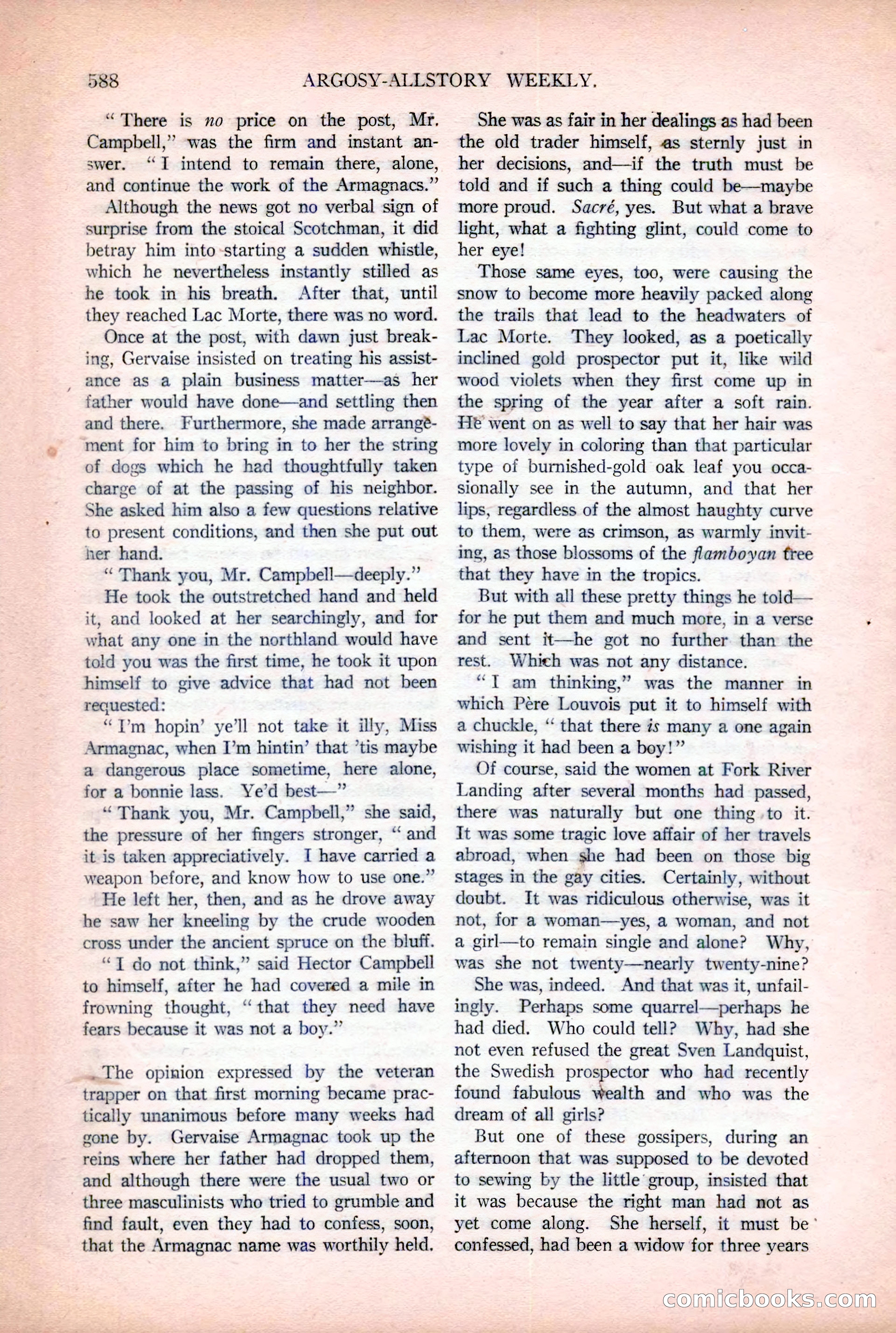Argosy All-Story Weekly, December 2, 1922 — page 118 of 176