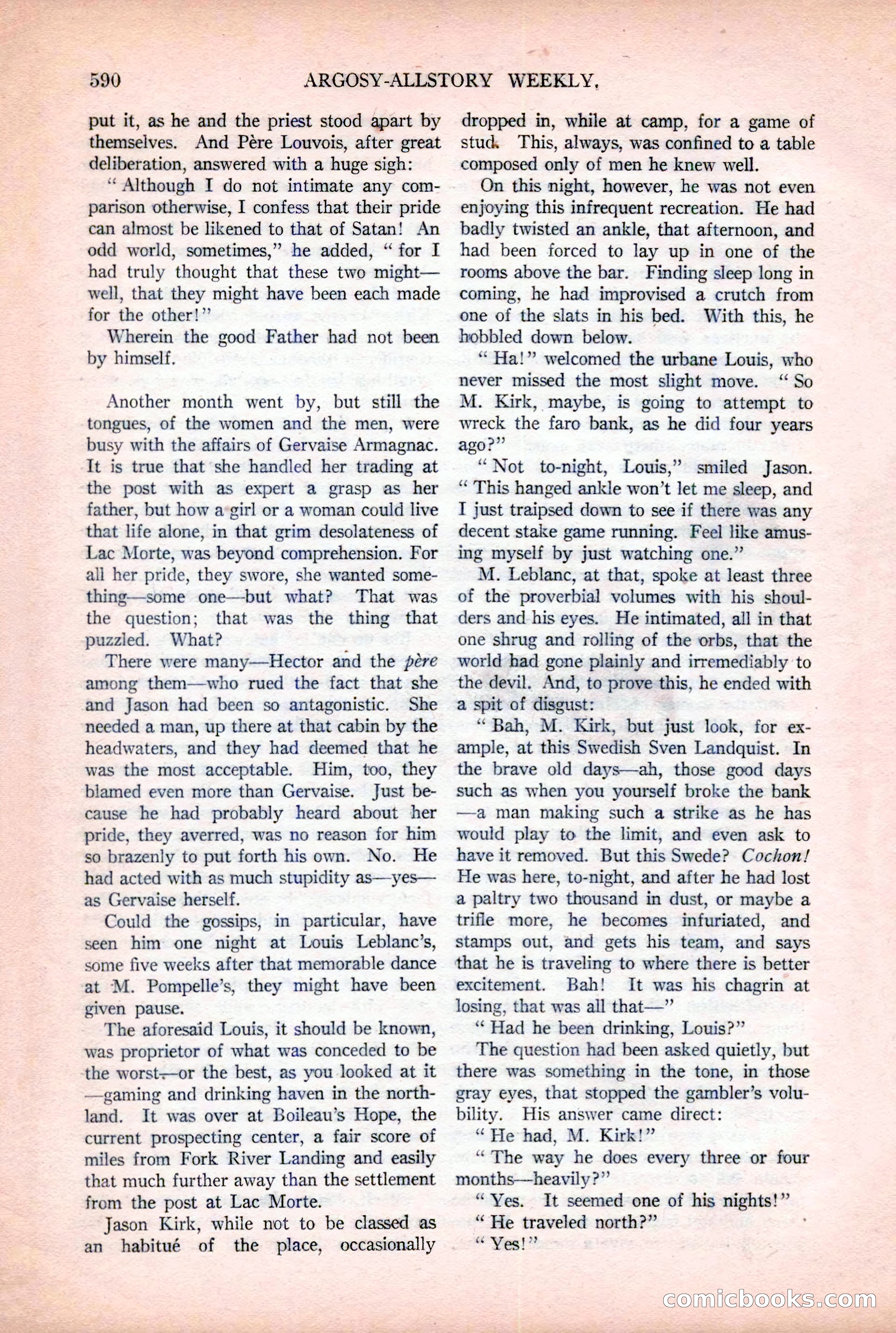 Argosy All-Story Weekly, December 2, 1922 — page 120 of 176