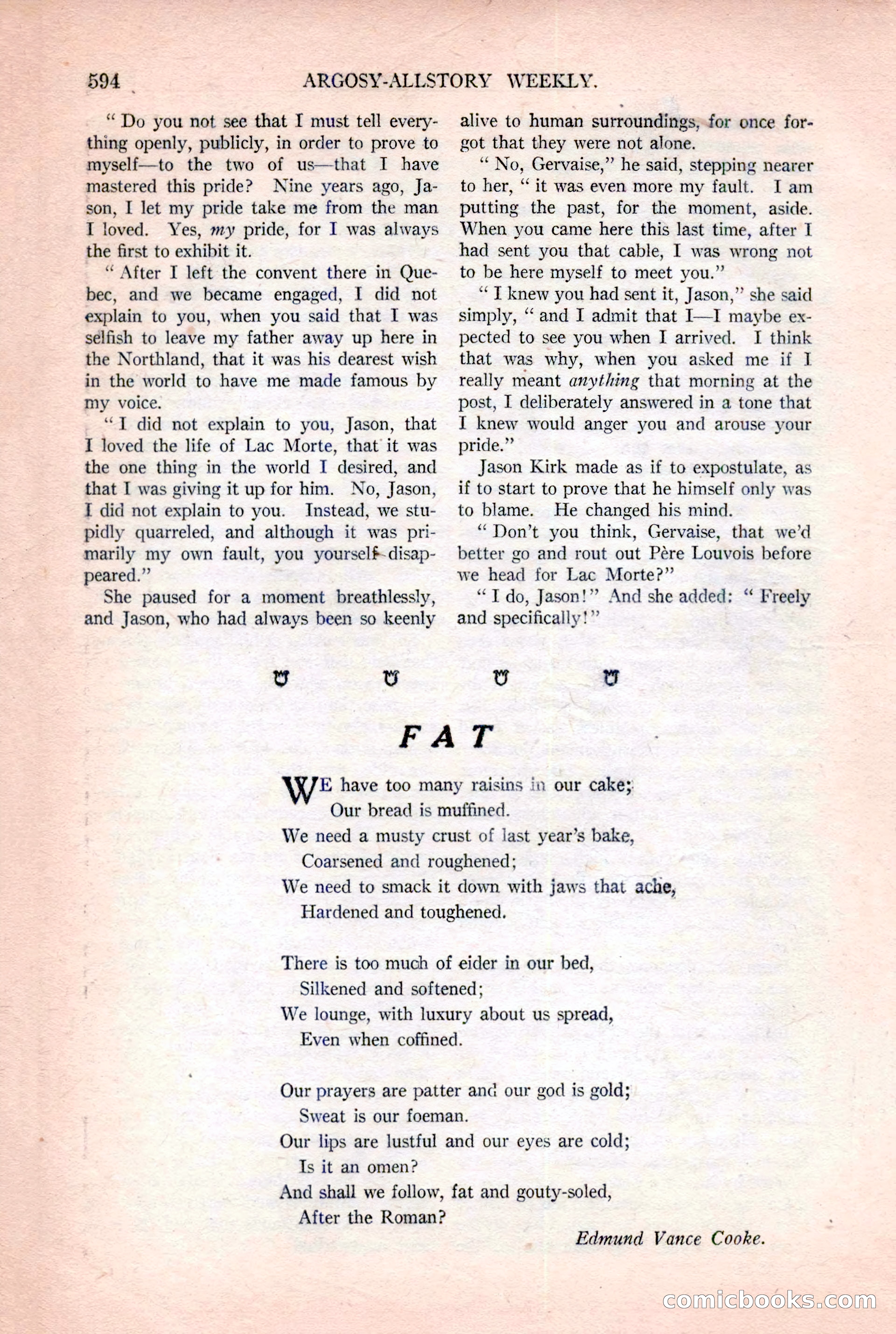 Argosy All-Story Weekly, December 2, 1922 — page 124 of 176