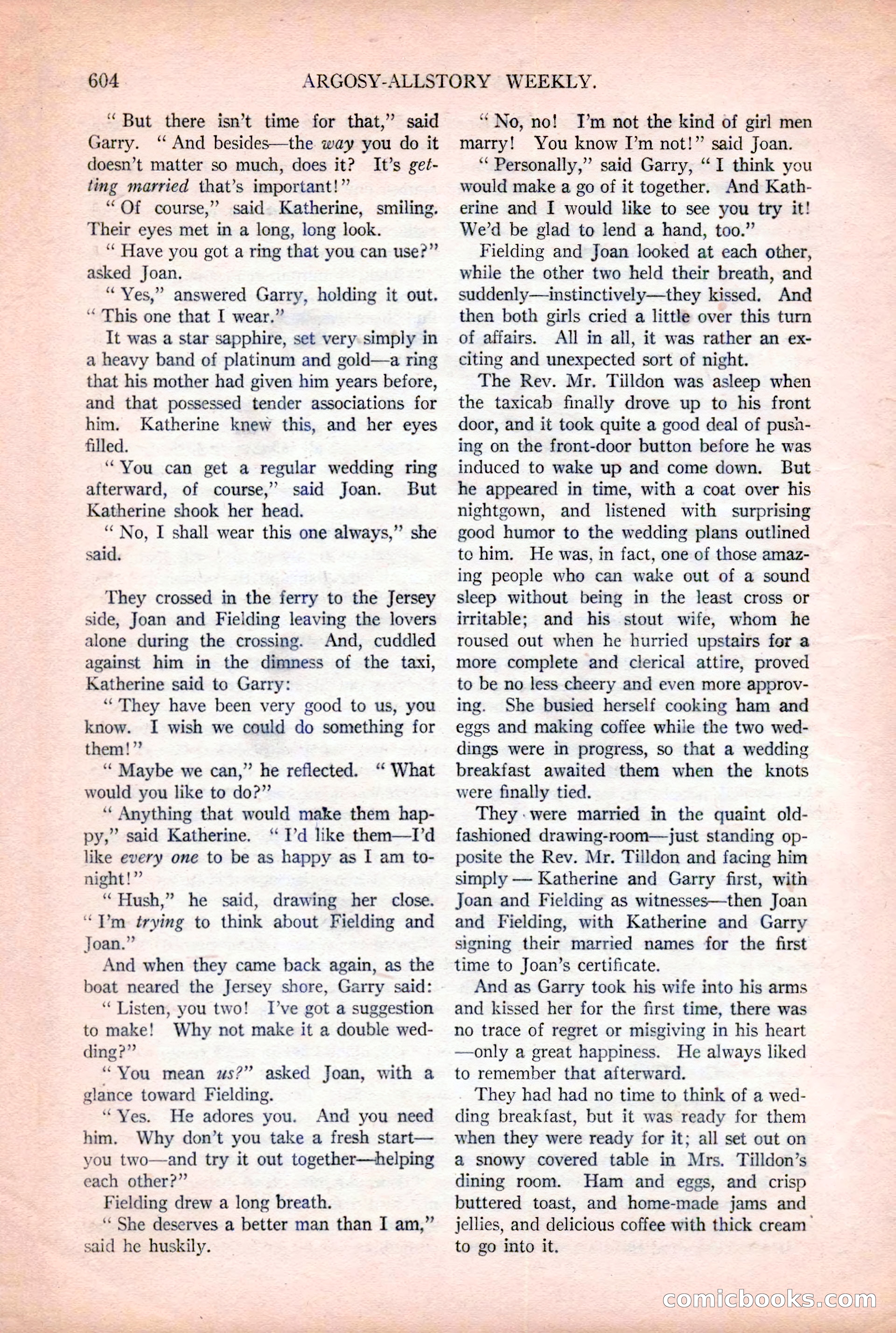 Argosy All-Story Weekly, December 2, 1922 — page 134 of 176