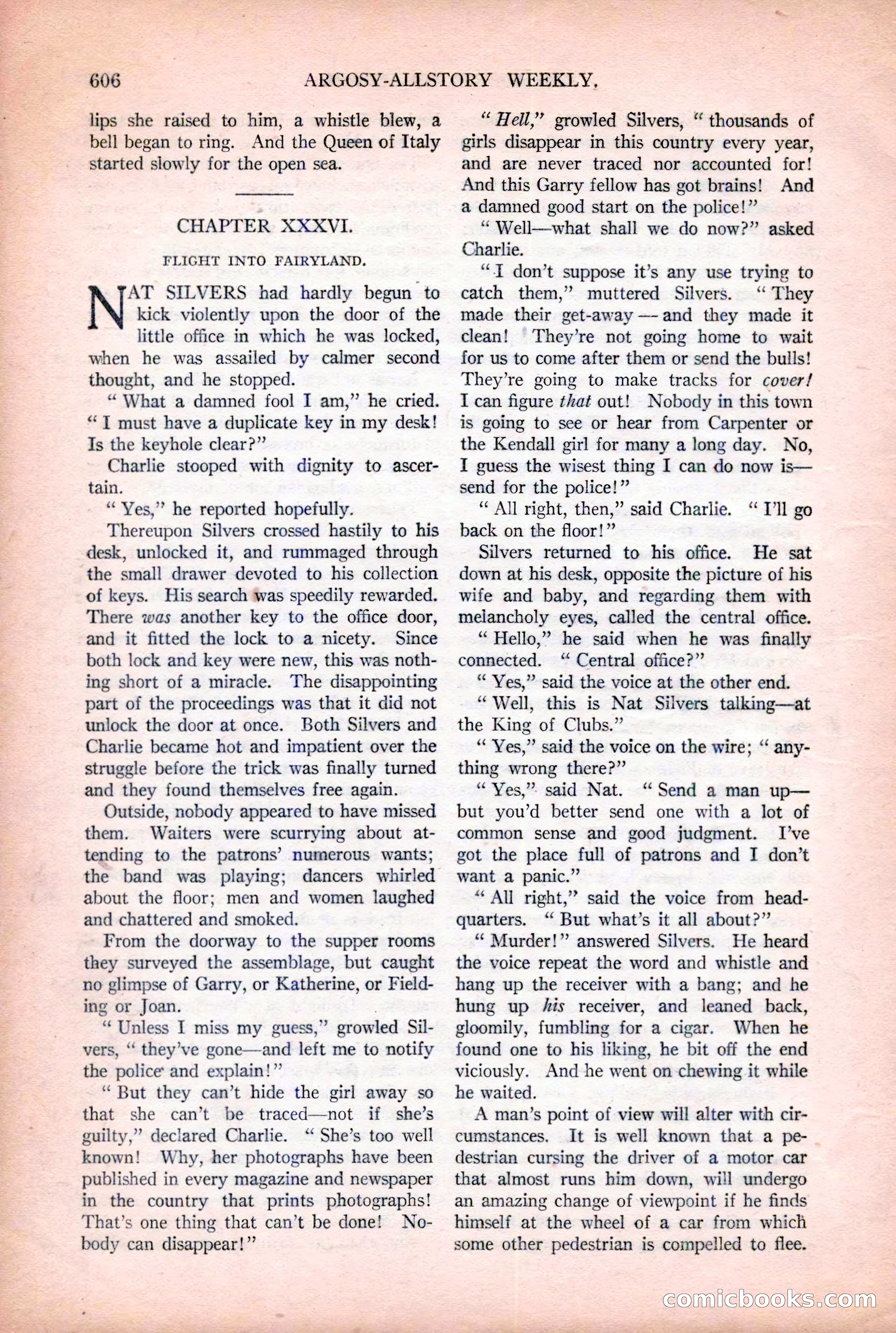 Argosy All-Story Weekly, December 2, 1922 — page 136 of 176