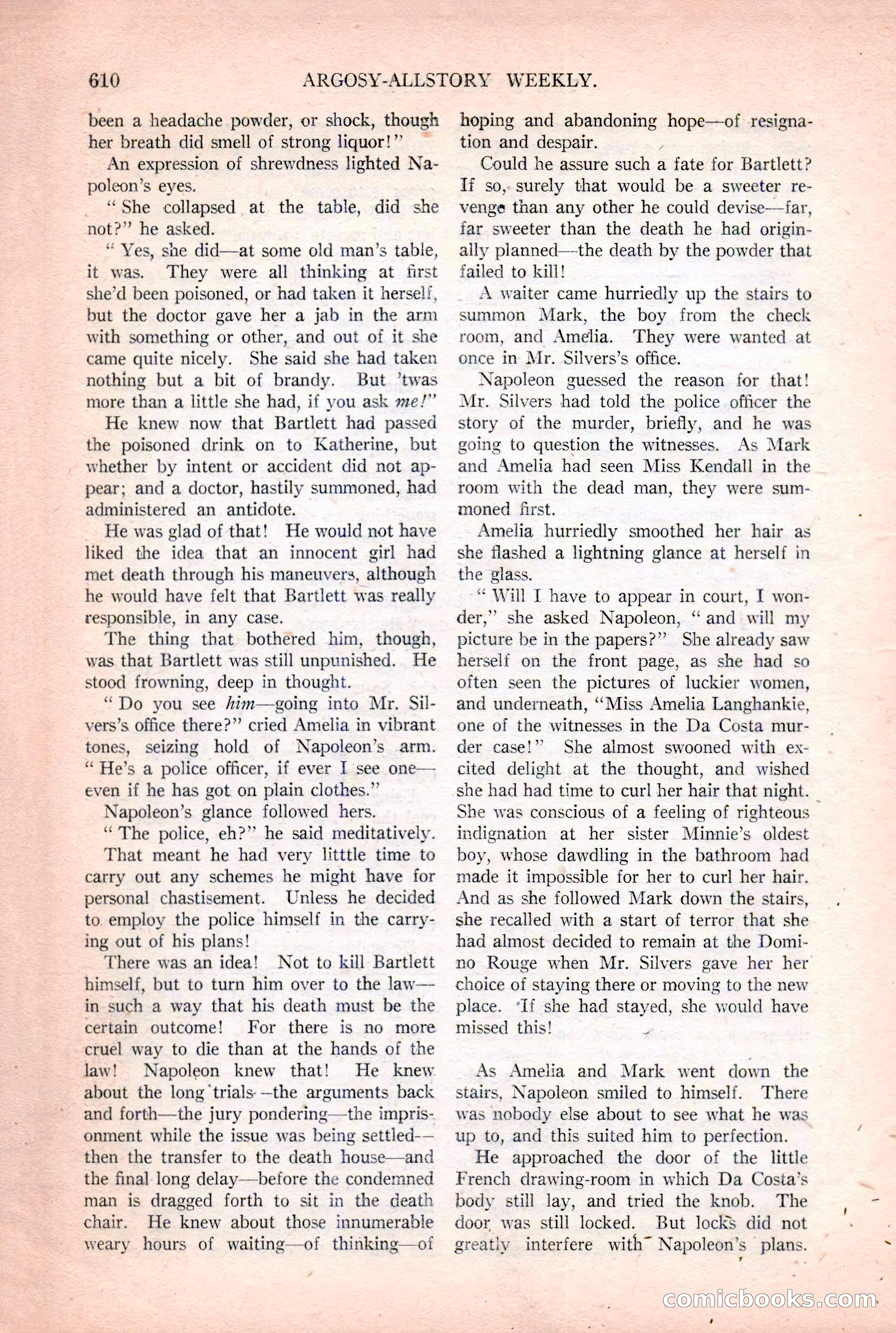 Argosy All-Story Weekly, December 2, 1922 — page 140 of 176