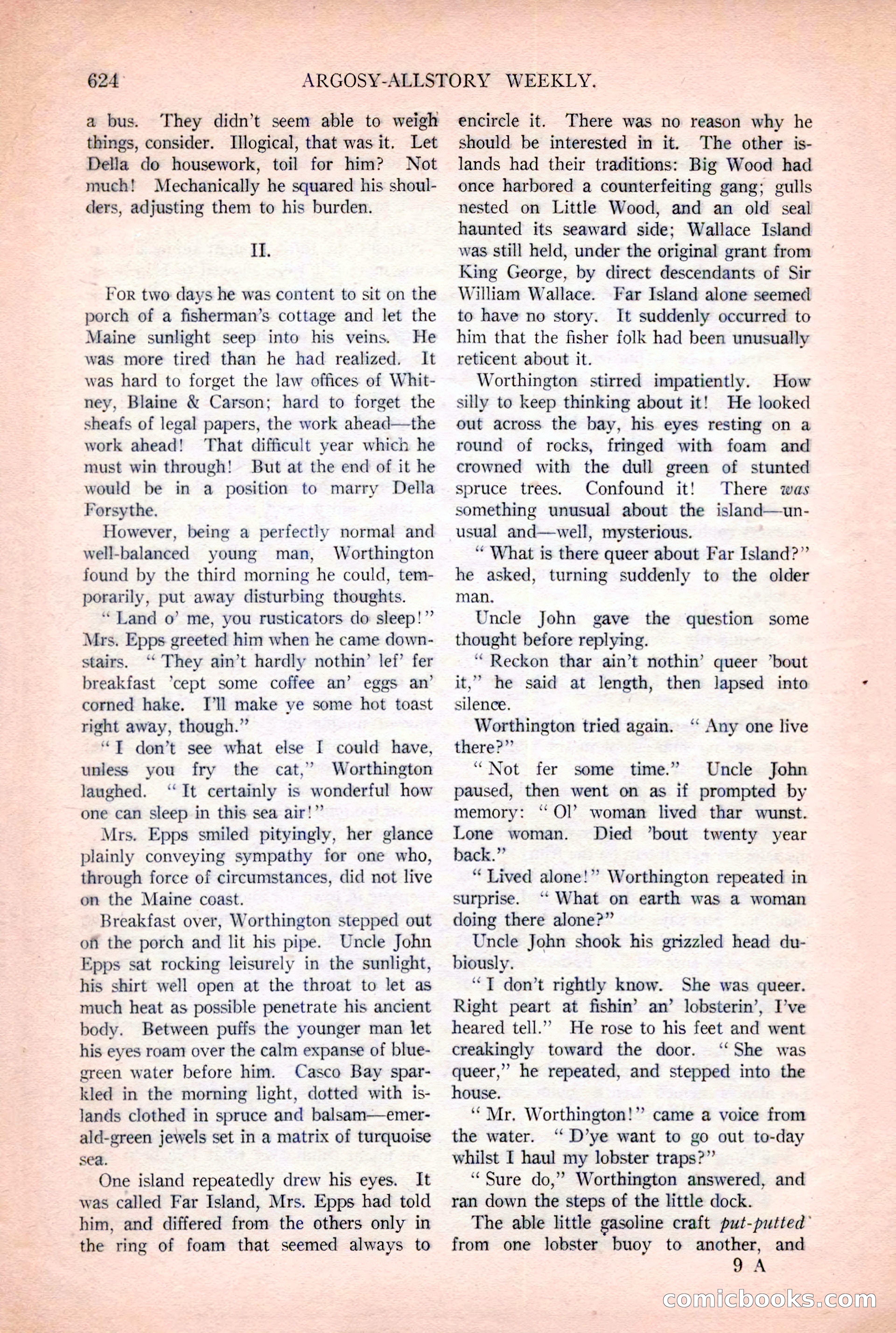 Argosy All-Story Weekly, December 2, 1922 — page 154 of 176