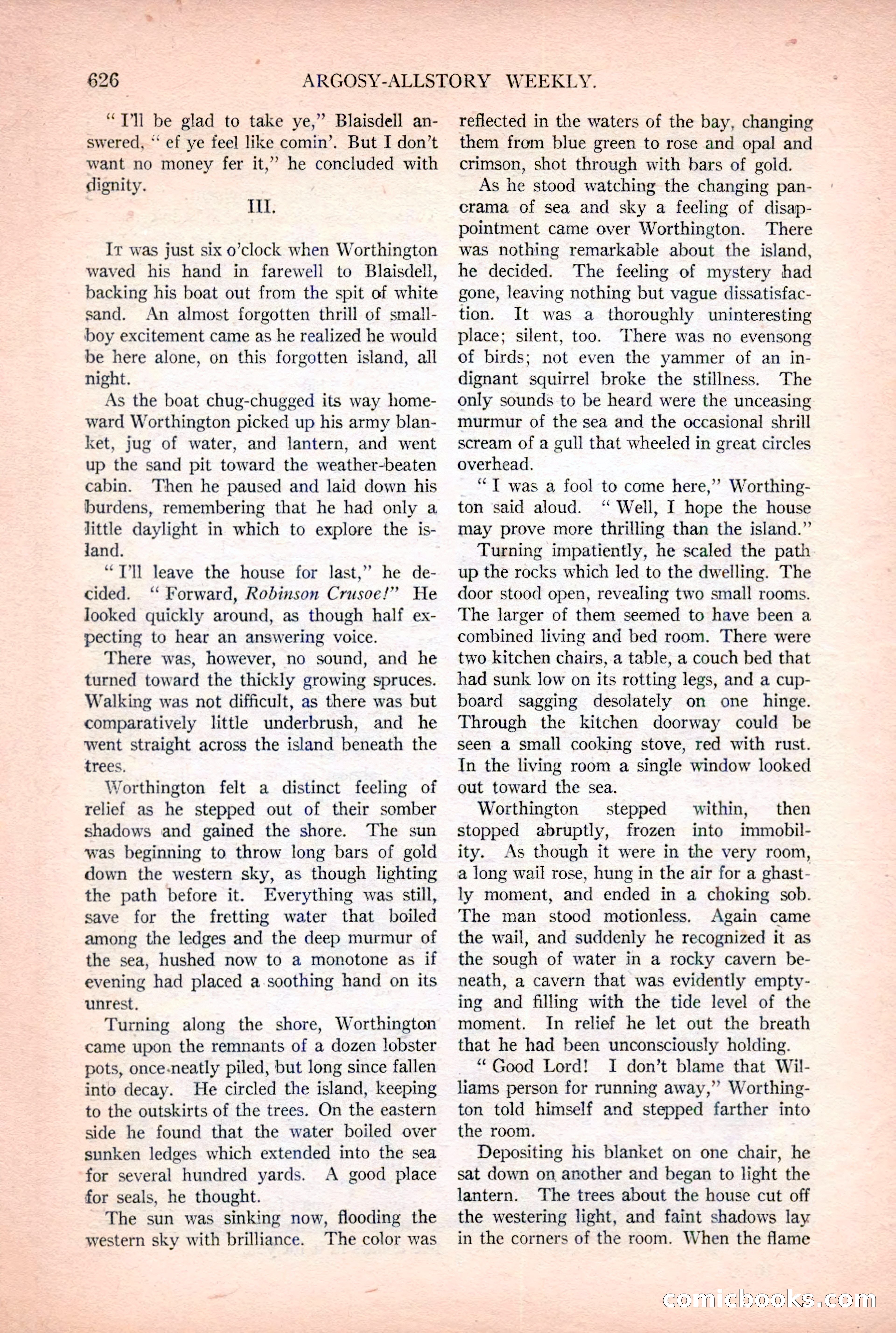 Argosy All-Story Weekly, December 2, 1922 — page 156 of 176