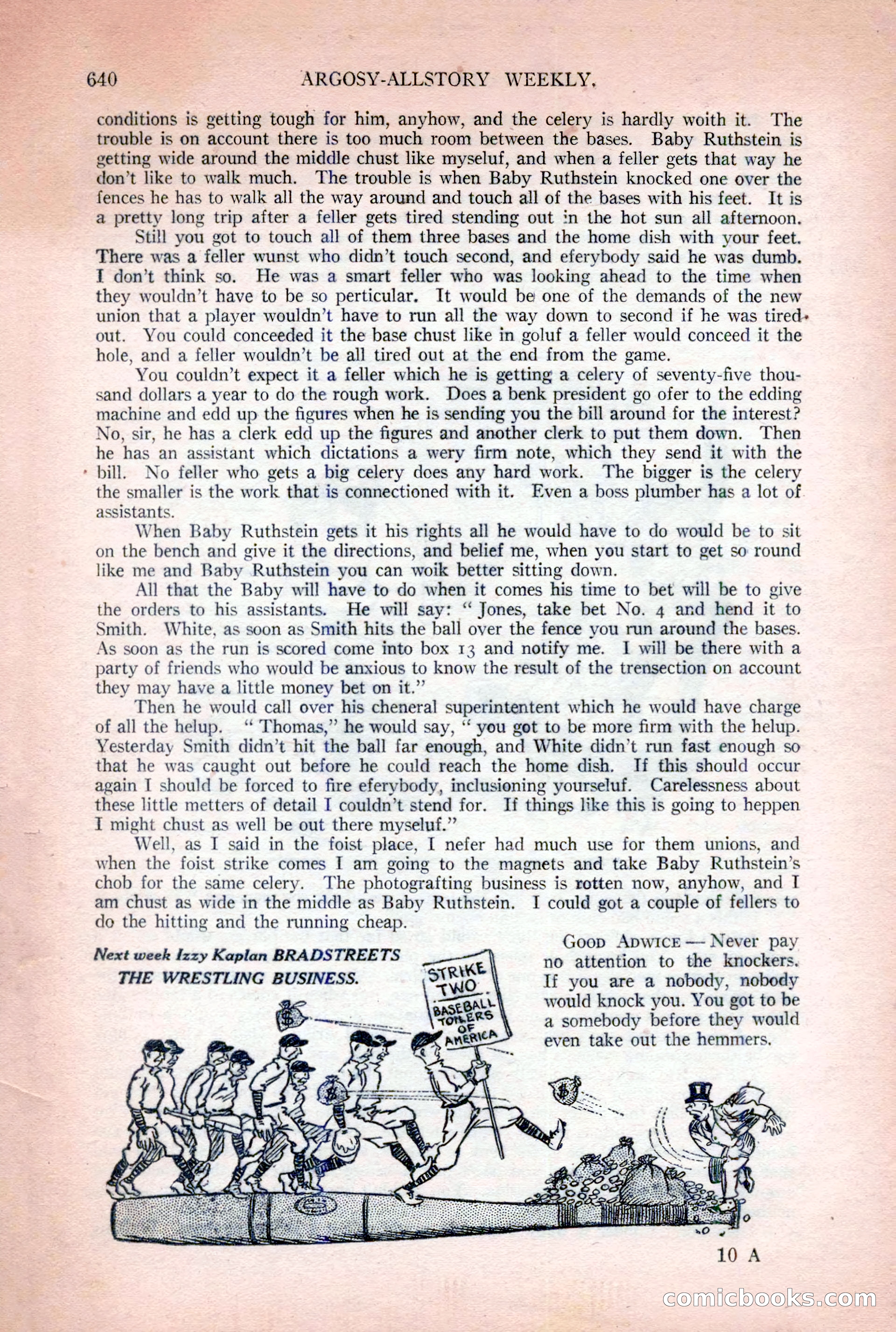 Argosy All-Story Weekly, December 2, 1922 — page 170 of 176