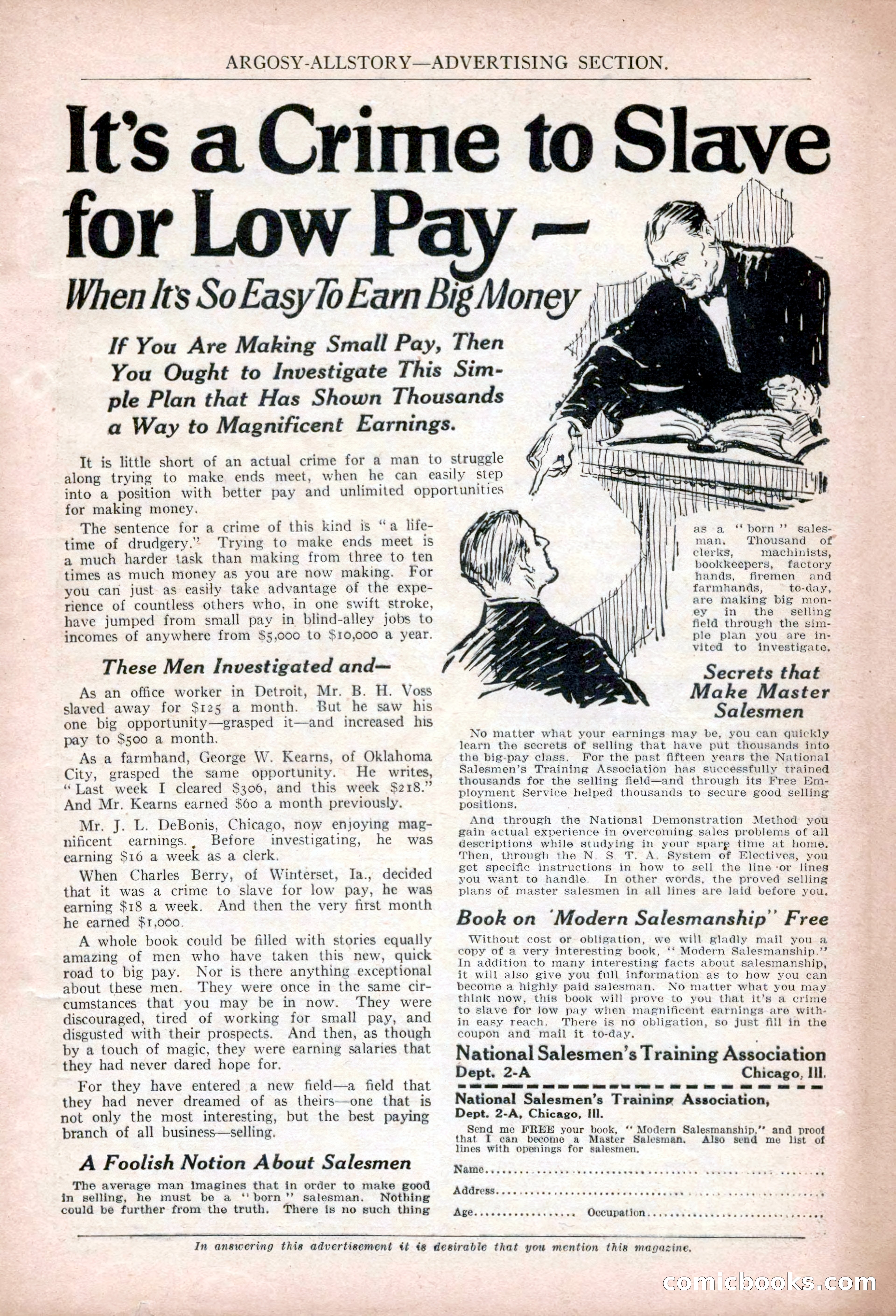 Argosy All-Story Weekly, January 13, 1923 — page 5 of 184