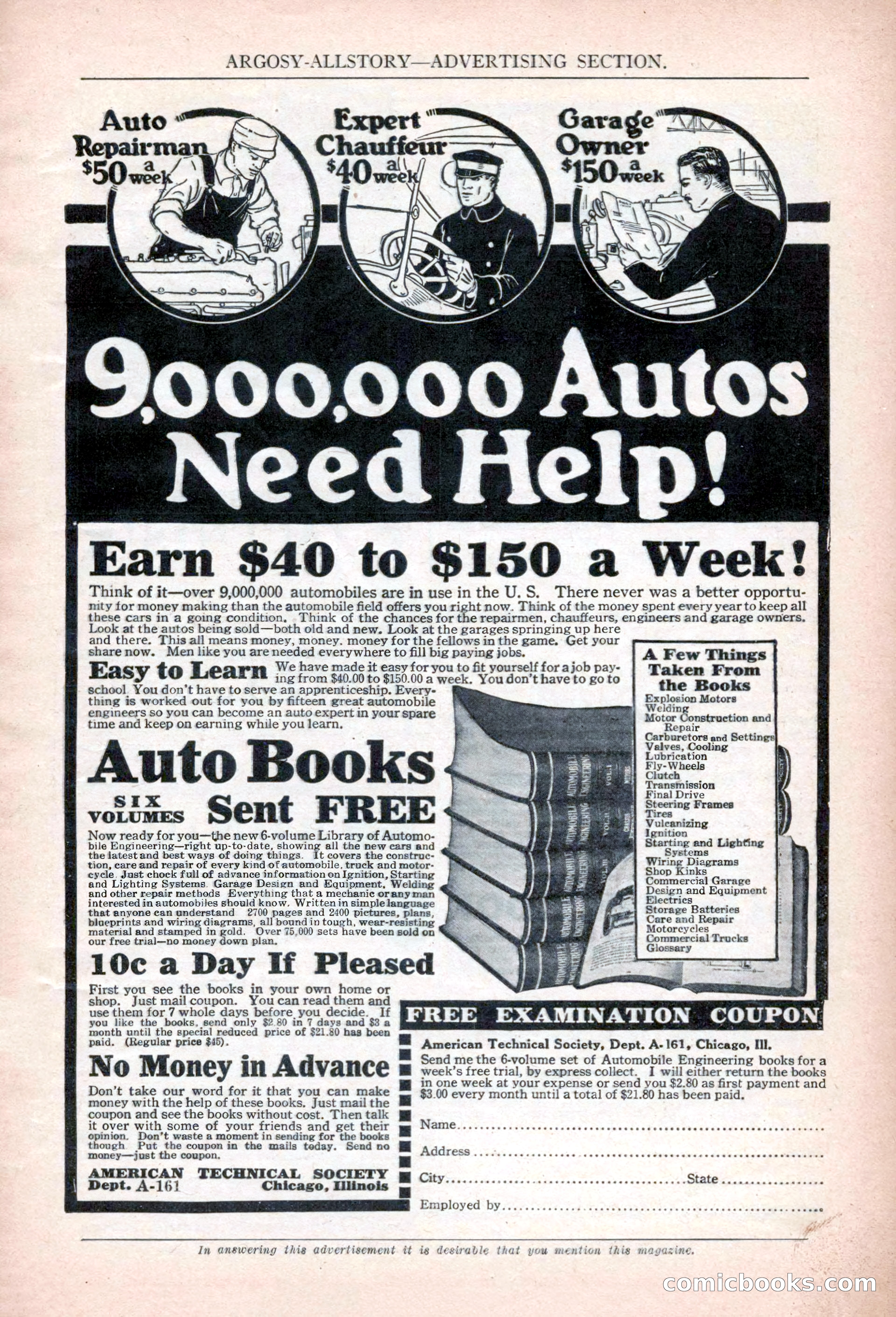 Argosy All-Story Weekly, January 13, 1923 — page 11 of 184
