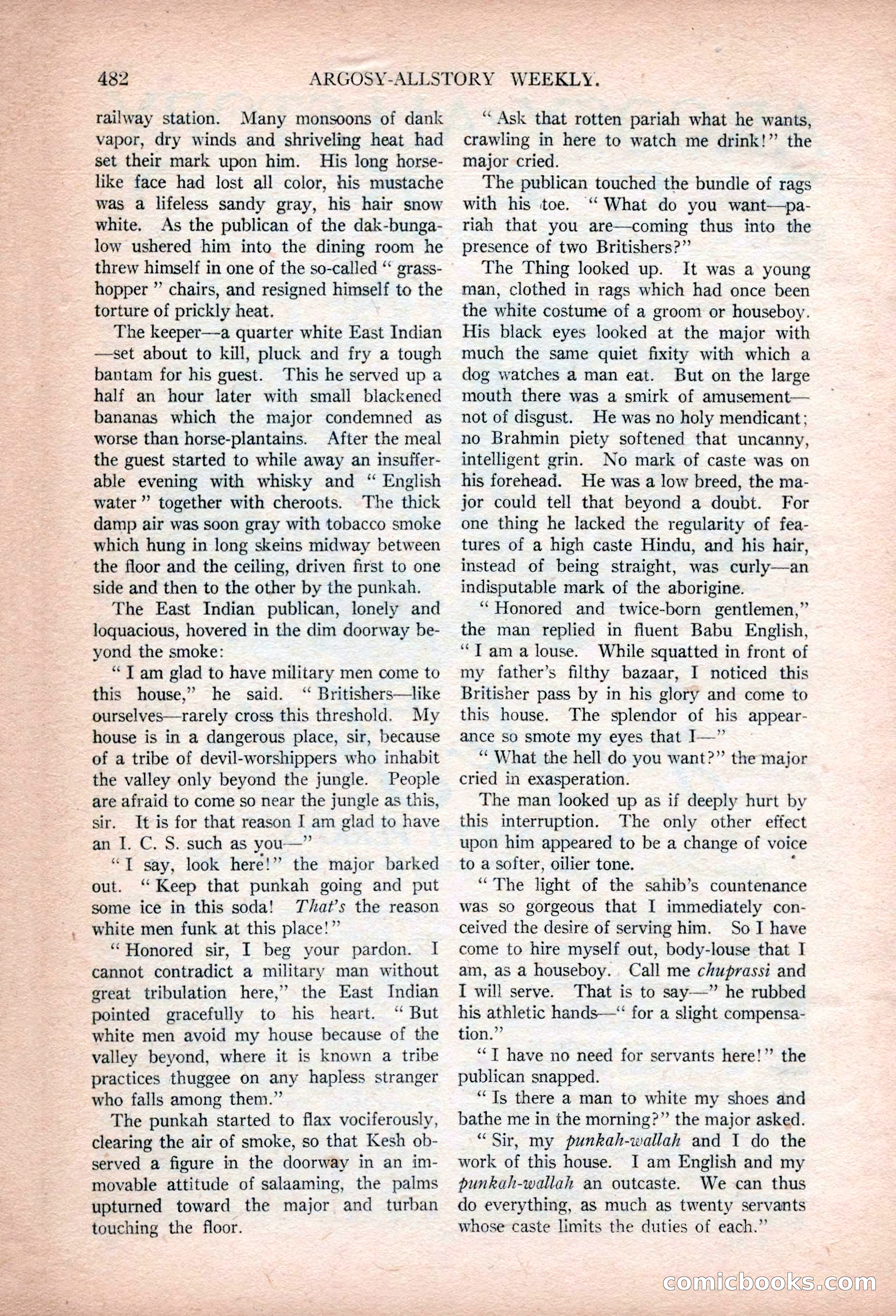 Argosy All-Story Weekly, January 13, 1923 — page 20 of 184