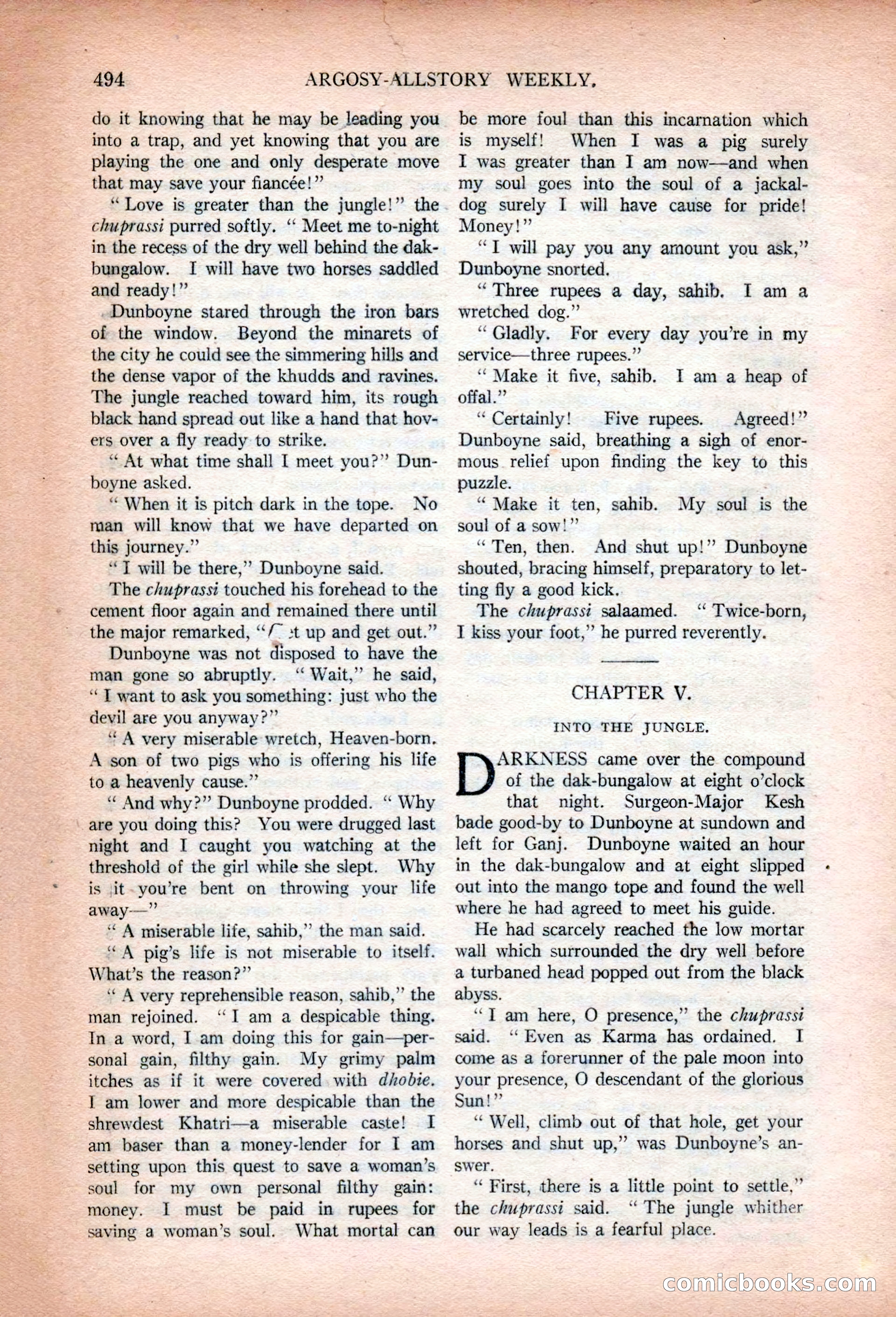 Argosy All-Story Weekly, January 13, 1923 — page 32 of 184