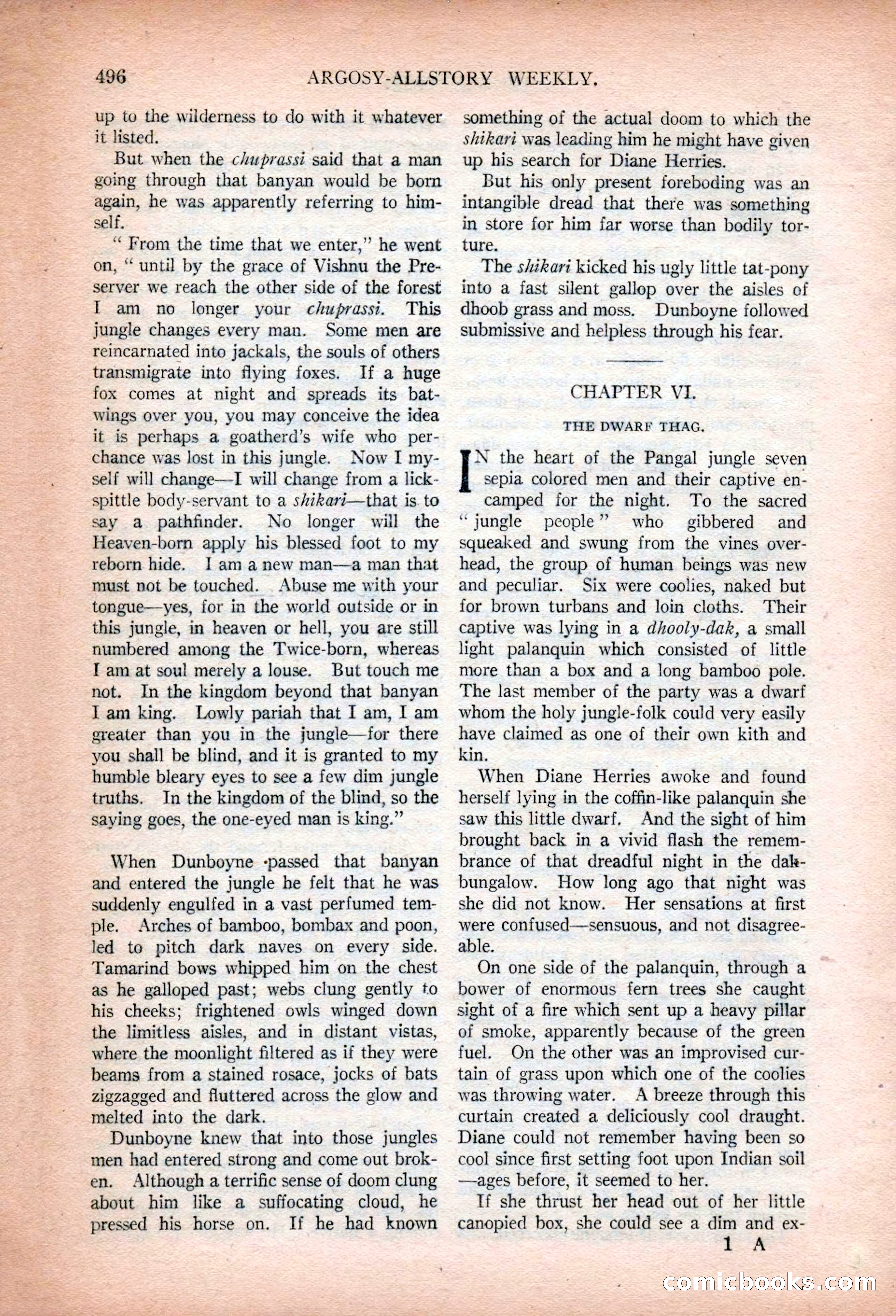 Argosy All-Story Weekly, January 13, 1923 — page 34 of 184