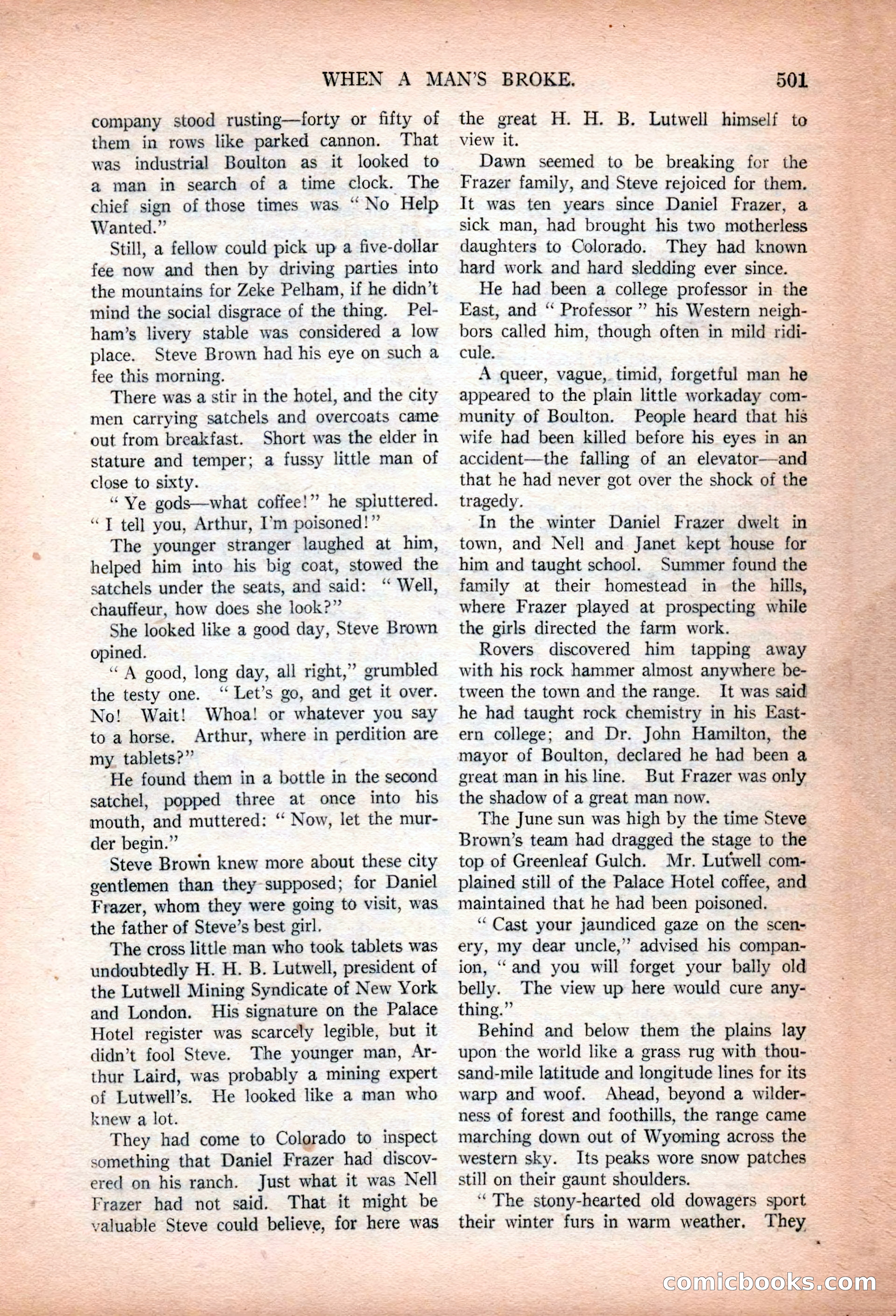 Argosy All-Story Weekly, January 13, 1923 — page 39 of 184