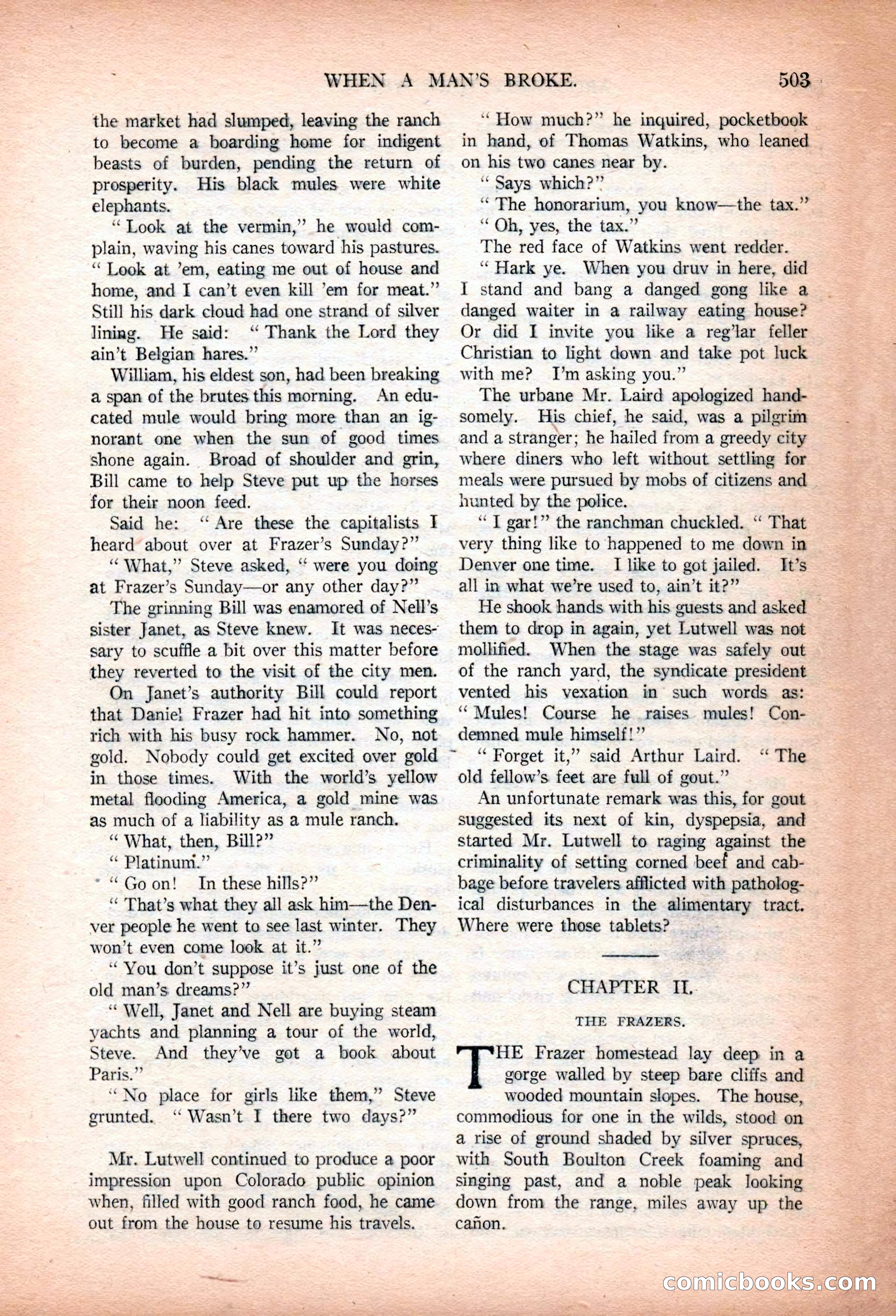 Argosy All-Story Weekly, January 13, 1923 — page 41 of 184