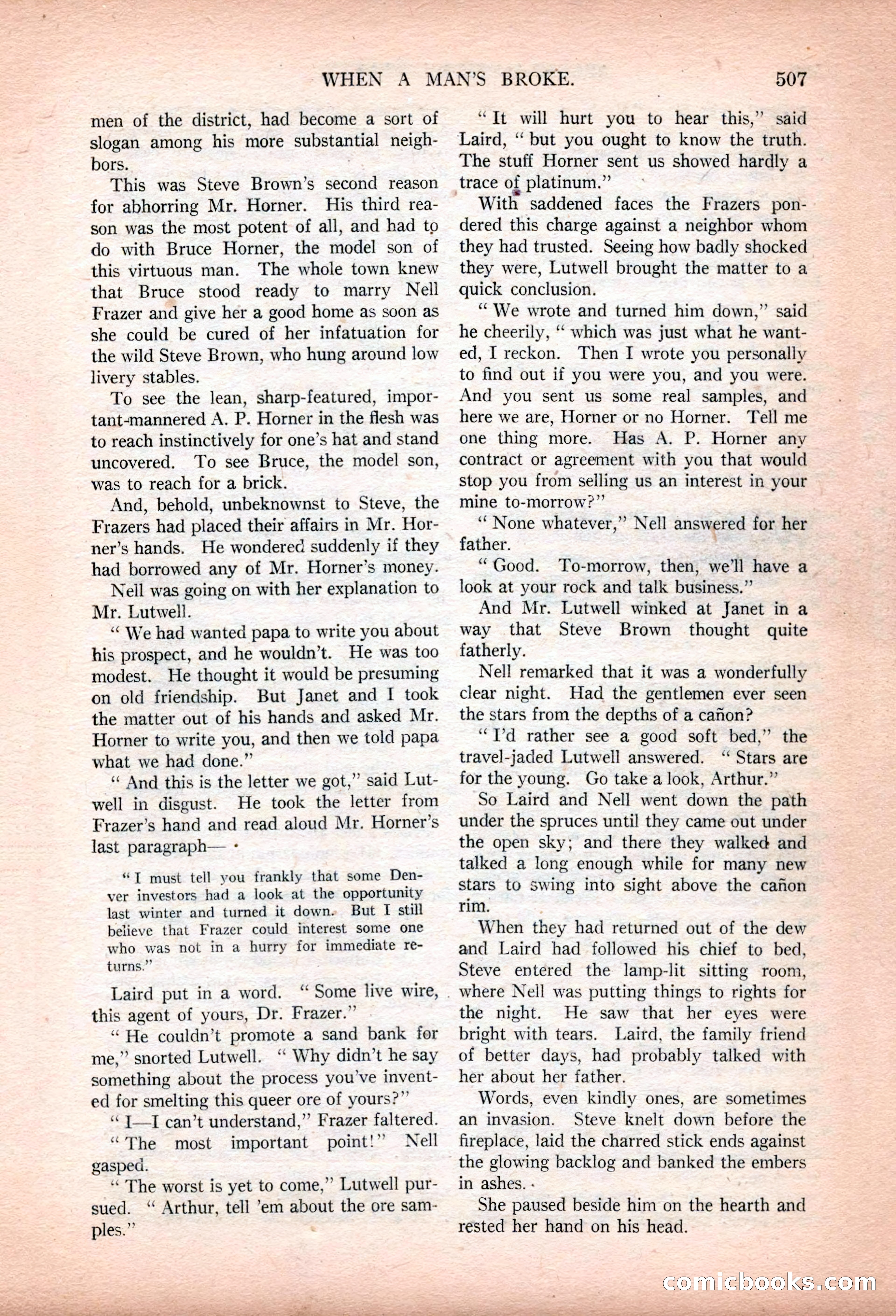 Argosy All-Story Weekly, January 13, 1923 — page 45 of 184