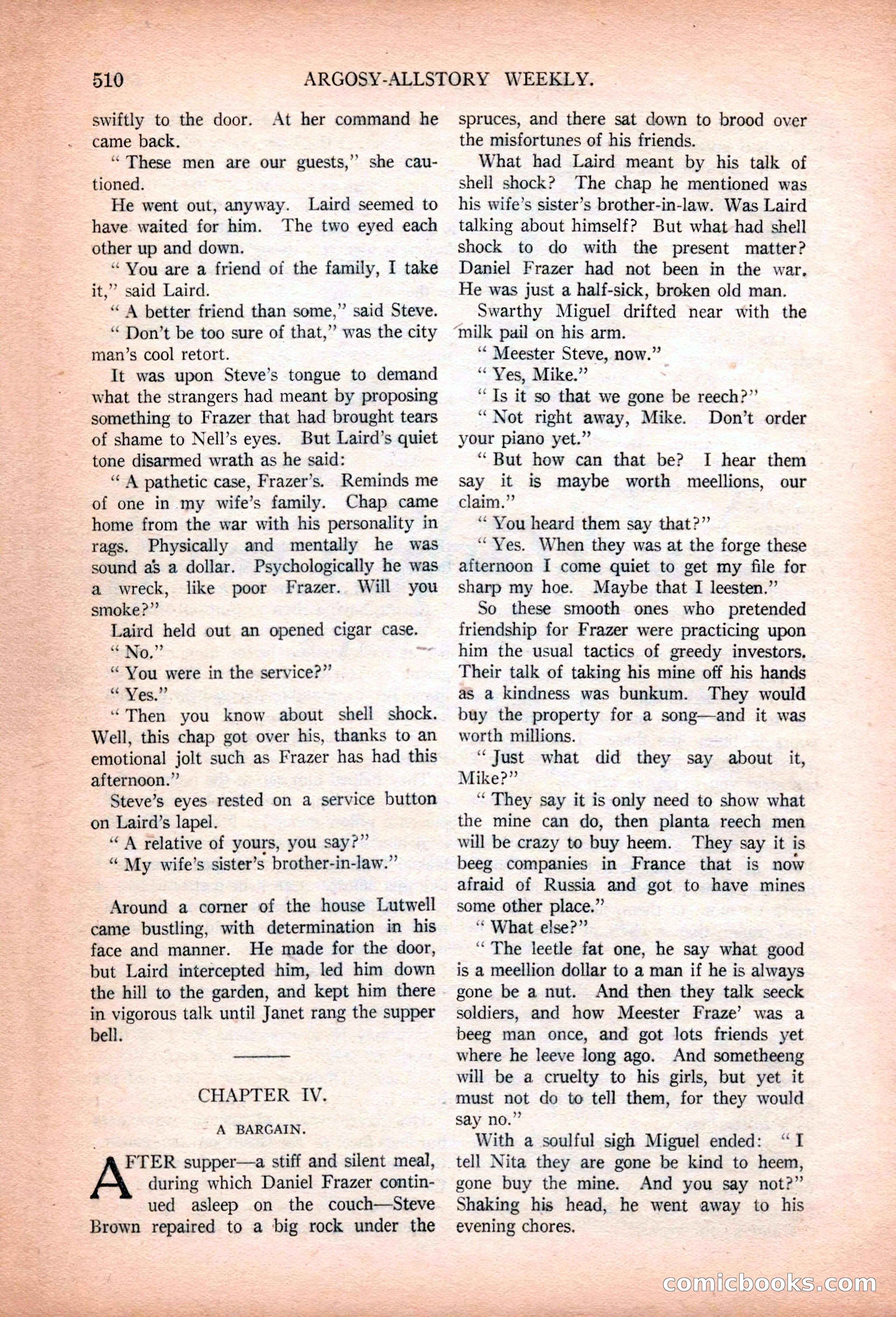 Argosy All-Story Weekly, January 13, 1923 — page 48 of 184