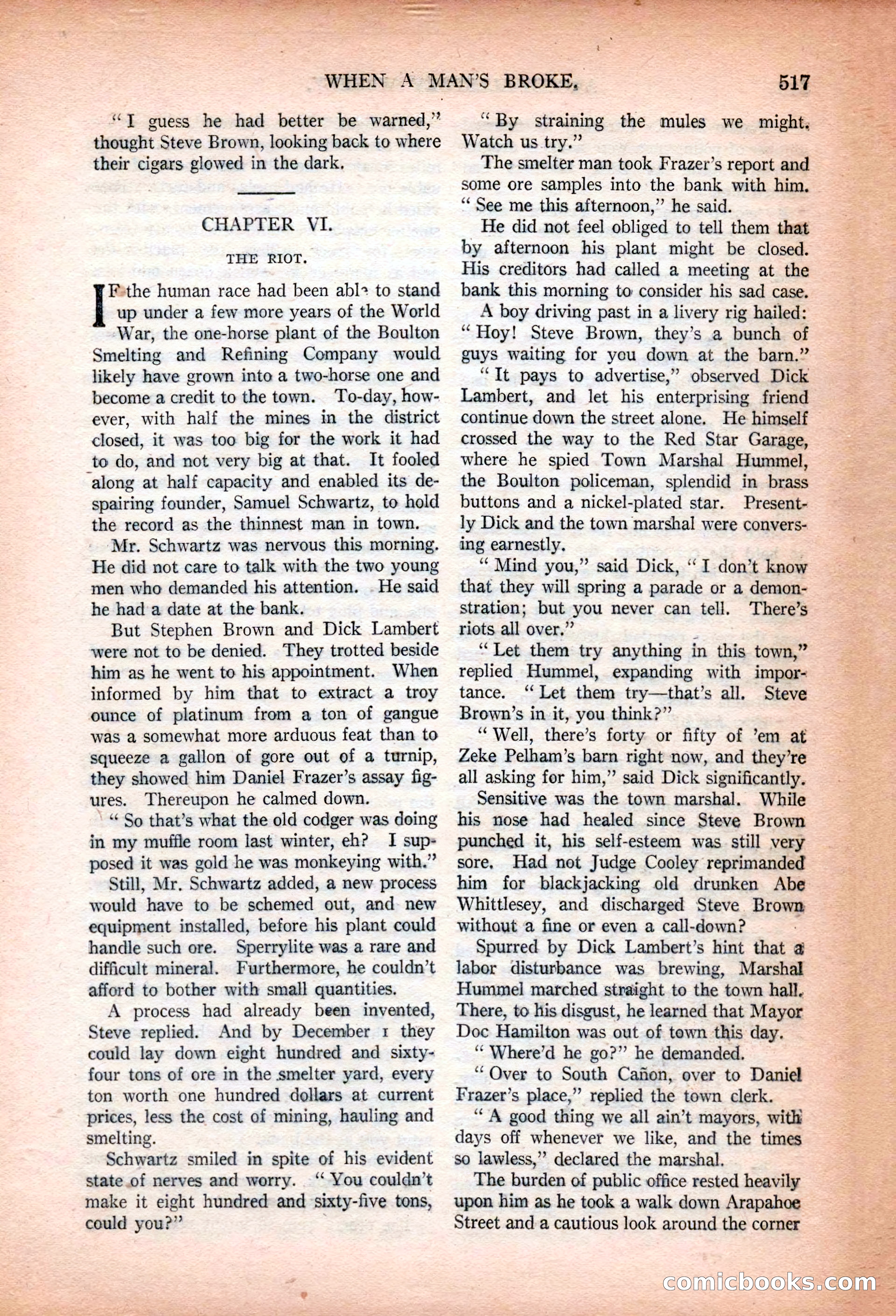 Argosy All-Story Weekly, January 13, 1923 — page 55 of 184