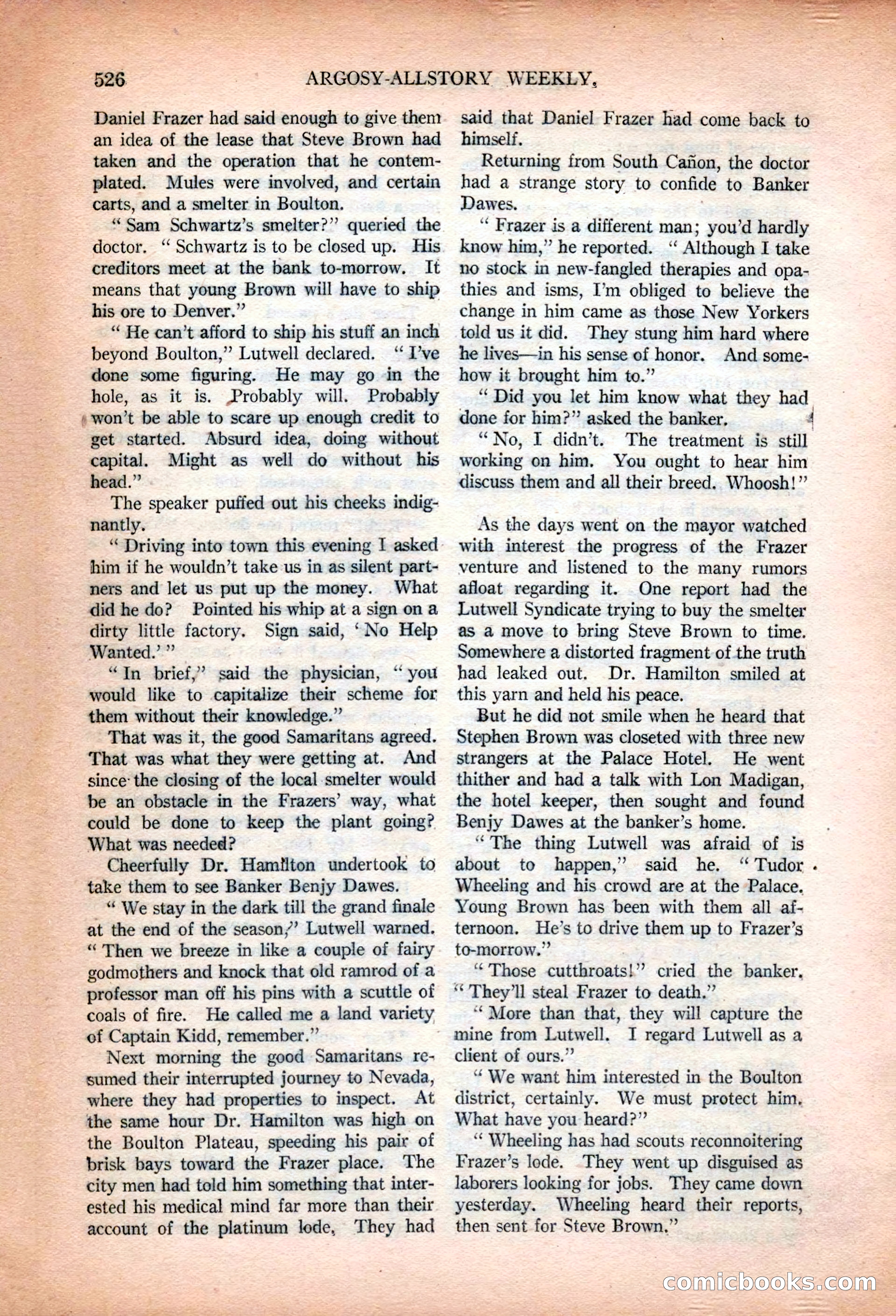 Argosy All-Story Weekly, January 13, 1923 — page 64 of 184