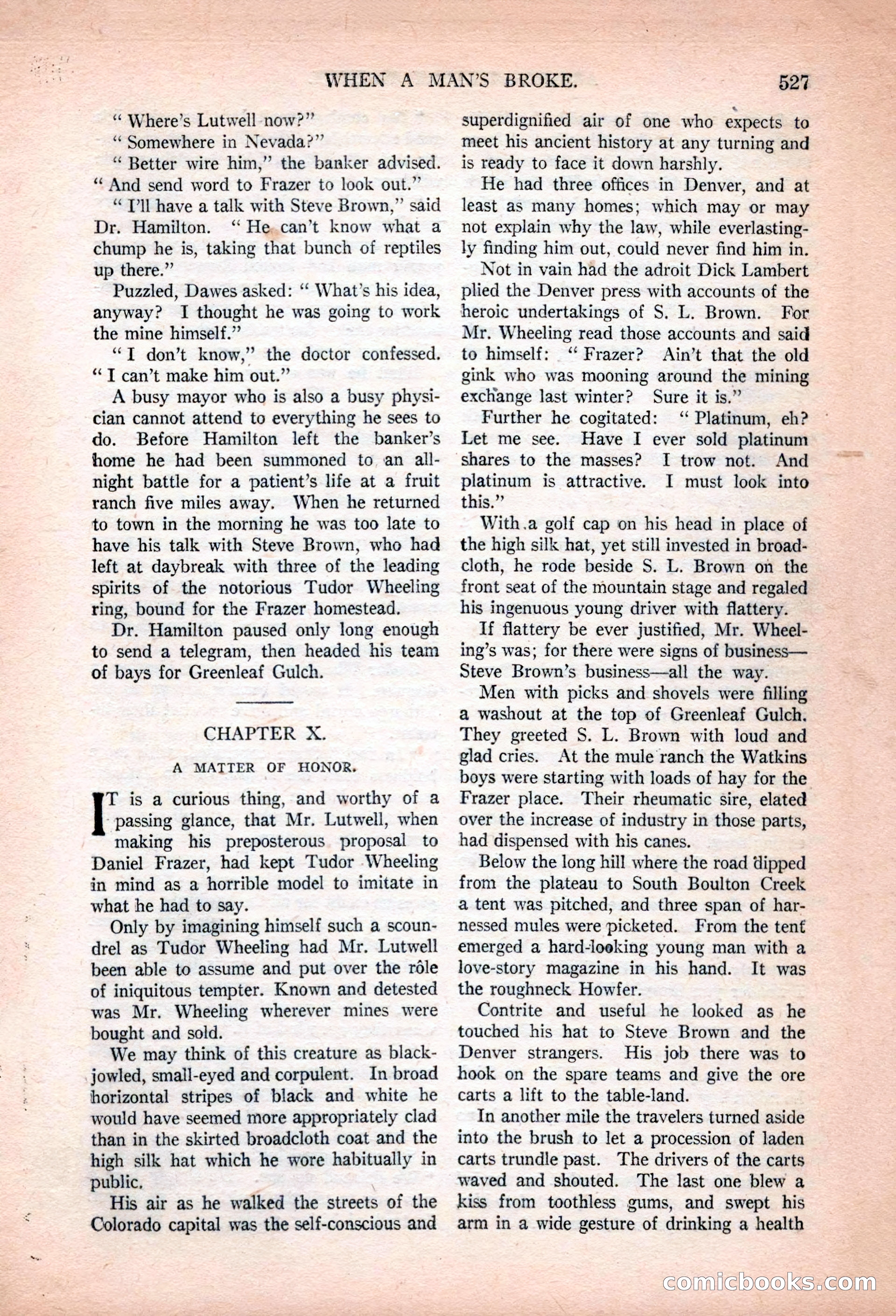 Argosy All-Story Weekly, January 13, 1923 — page 65 of 184