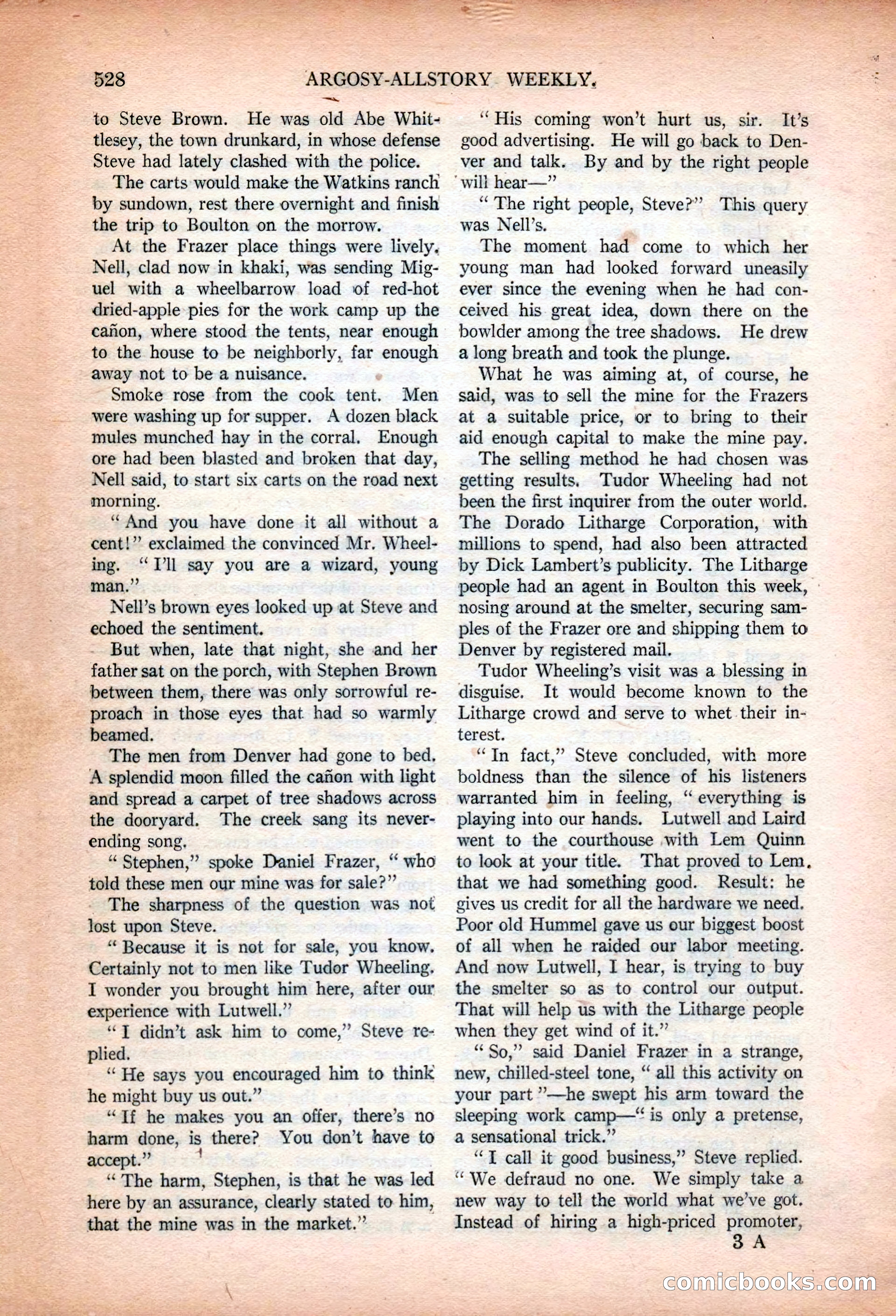 Argosy All-Story Weekly, January 13, 1923 — page 66 of 184