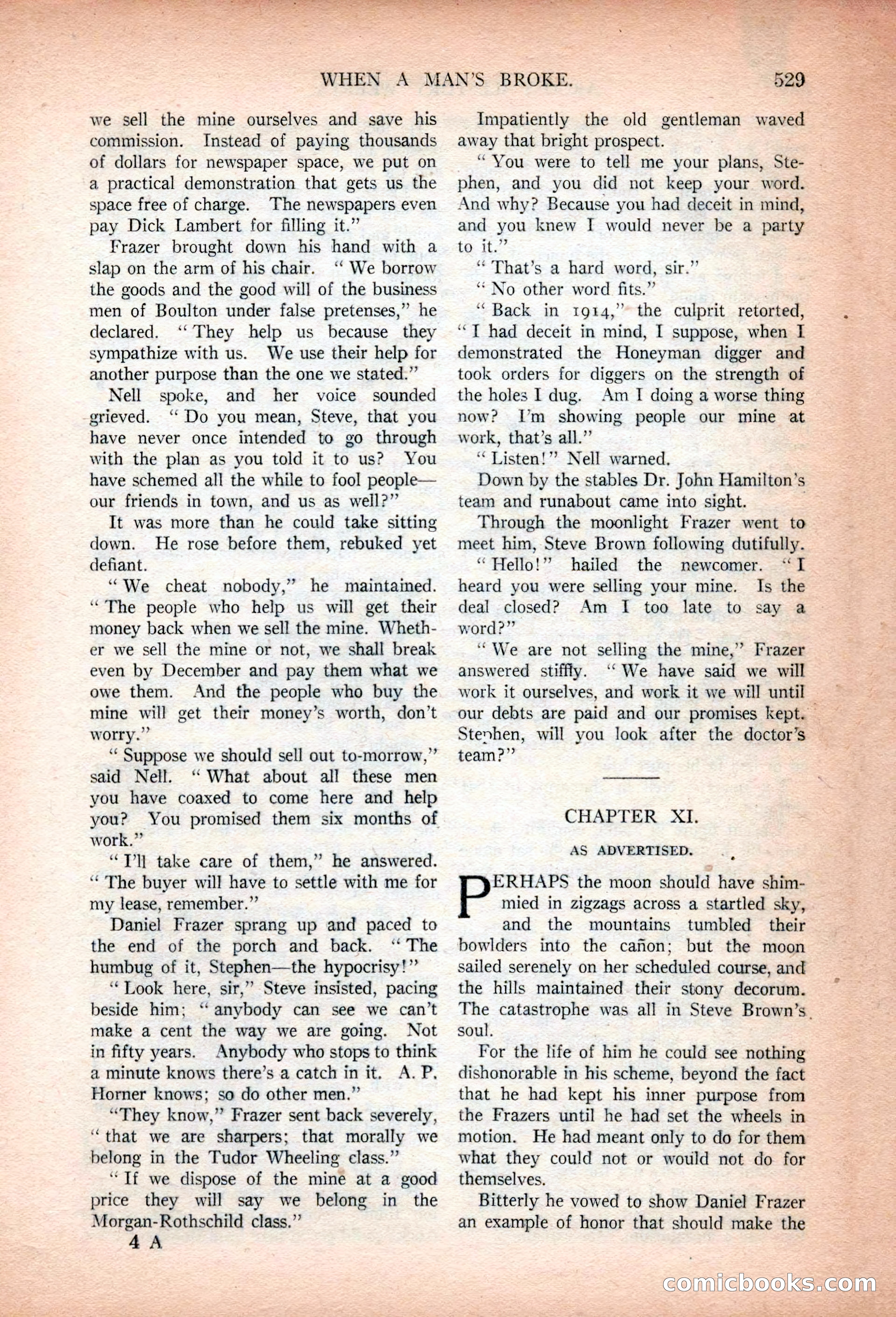 Argosy All-Story Weekly, January 13, 1923 — page 67 of 184