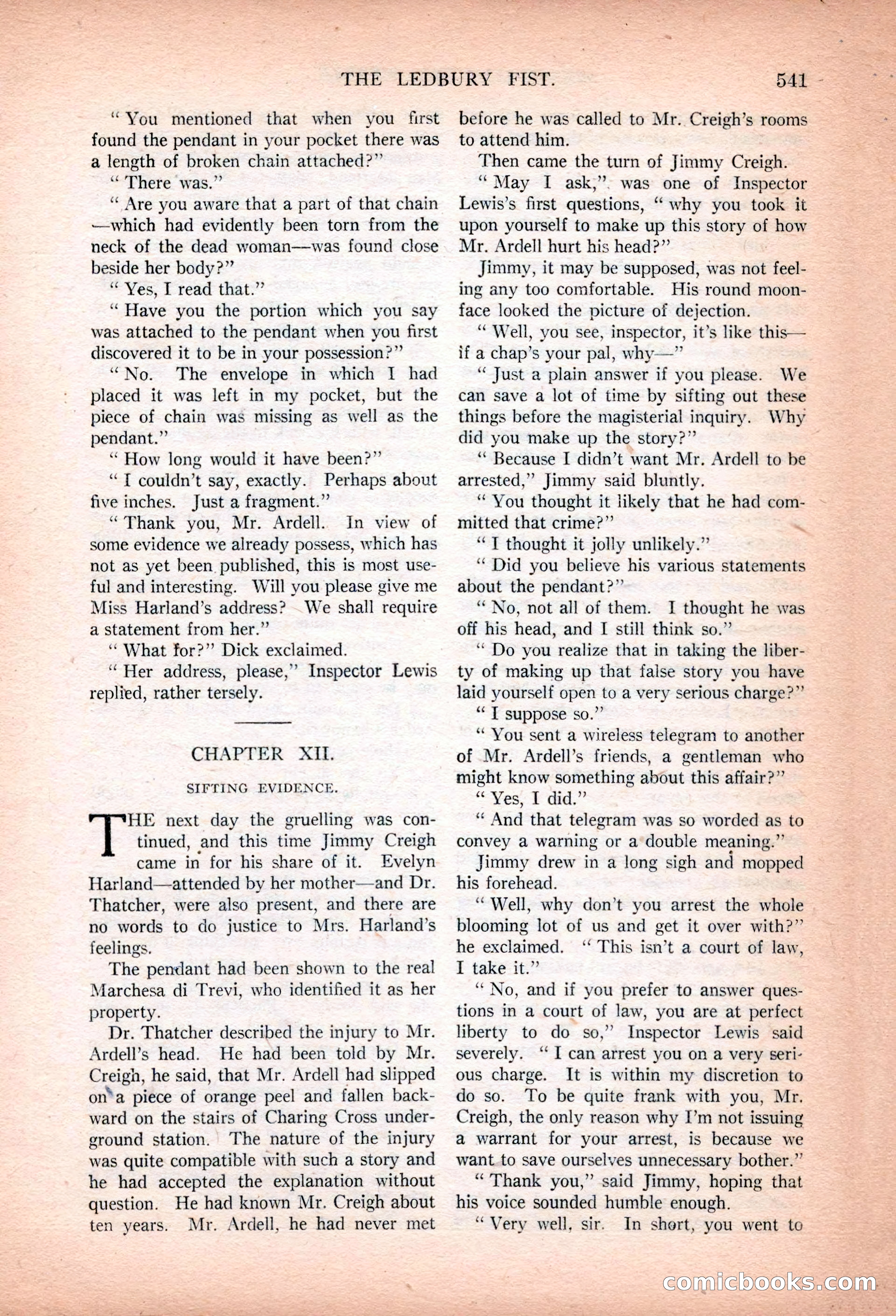 Argosy All-Story Weekly, January 13, 1923 — page 79 of 184