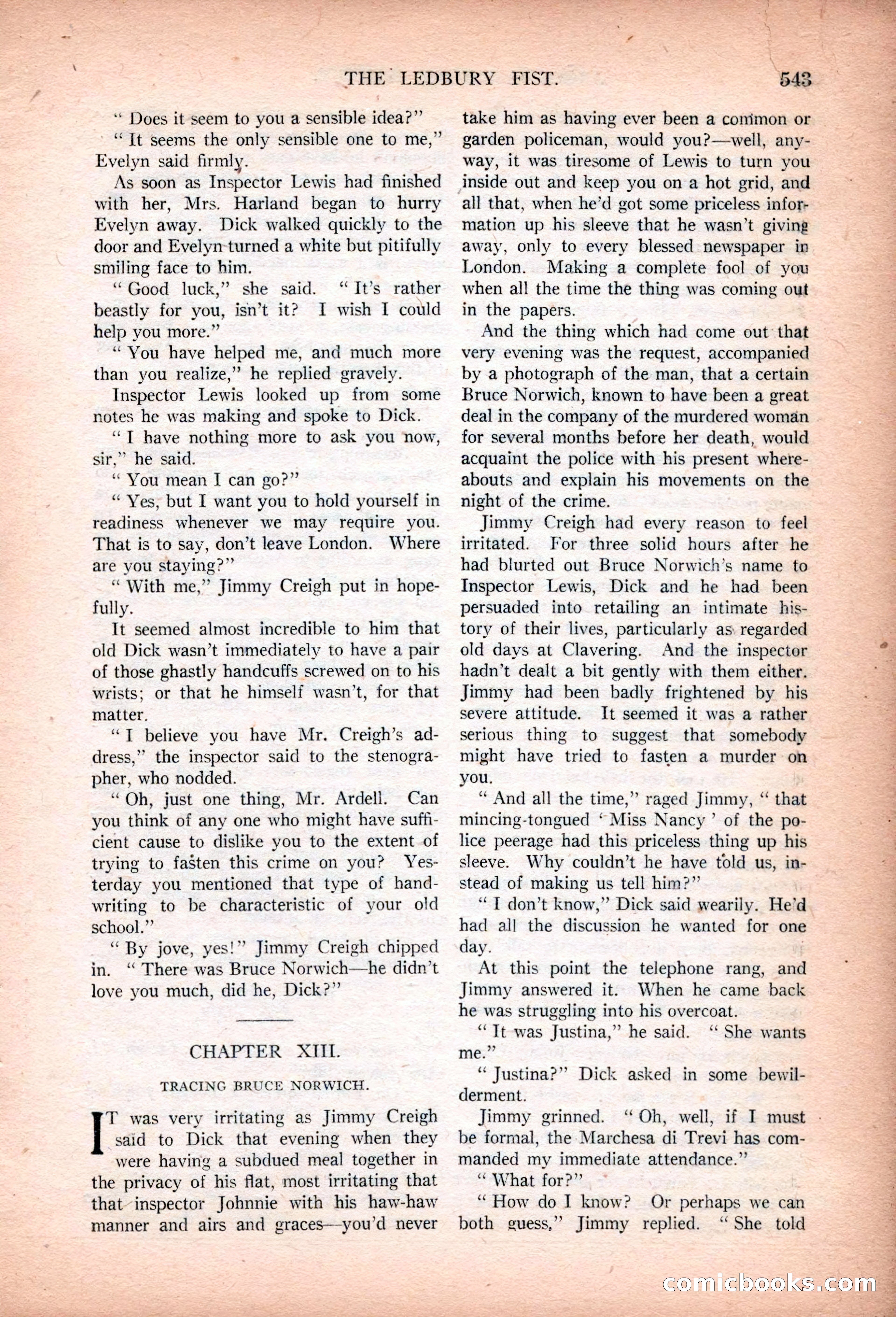 Argosy All-Story Weekly, January 13, 1923 — page 81 of 184